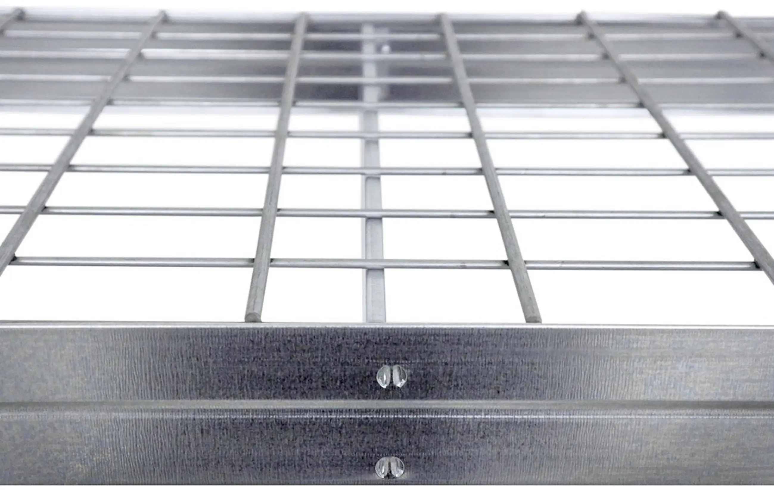 Ar Shelving Schwerlastregal Rivet Wire verzinkt 180 x 90 cm 5 Stahlgitterböden 1000 kg