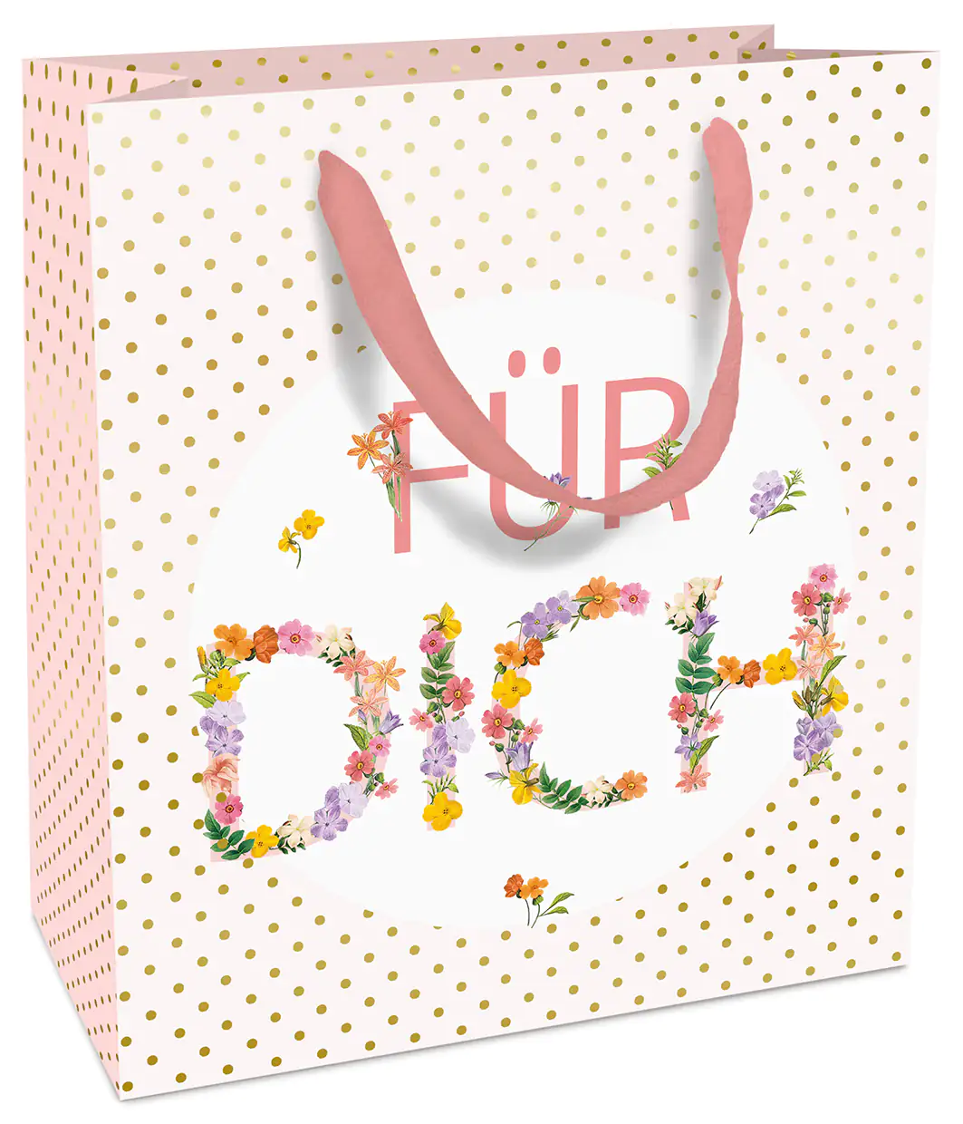 Braun & Company Geschenktasche rosa 18 x 21 x 8 cm