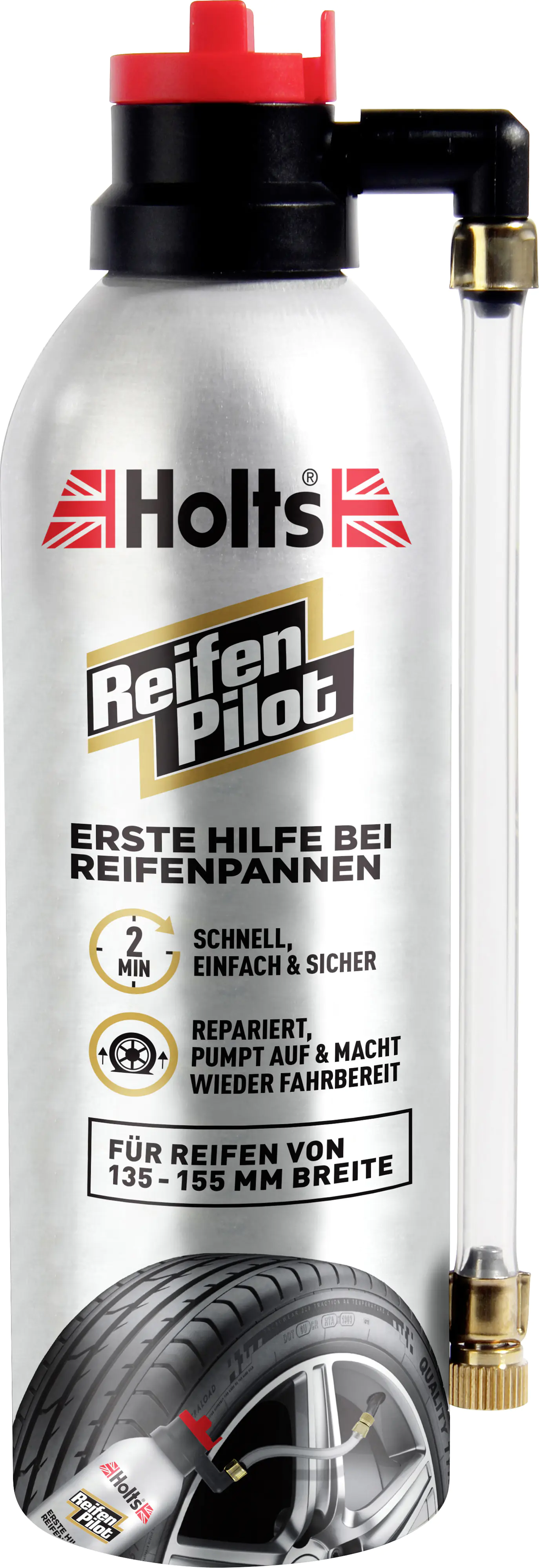 Holts Reifenpilot zur Reifenabdichtung für PKW Motorräder 300 ml Holts Reifenpilot zur Reifenabdichtung für PKW Motorräder 300 ml