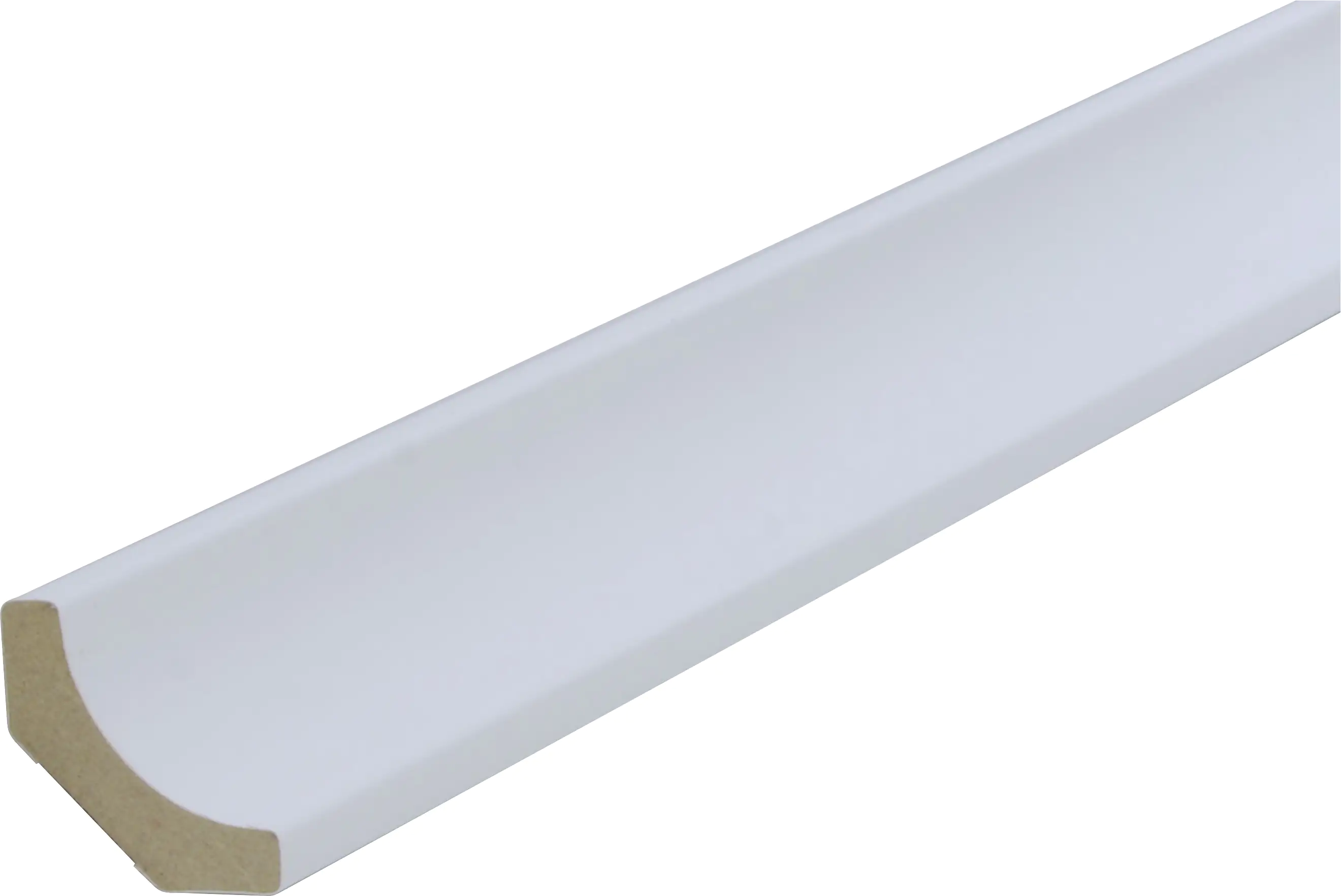 B.S. Bauprogramm Hohlkelleiste 260 cm 24 x 24 mm Weiß hochglanz B.S. Bauprogramm Hohlkelleiste 260 cm 24 x 24 mm Weiß hochglanz