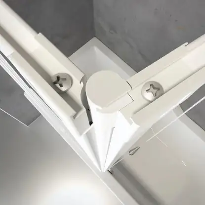 Schulte Badewannenaufsatz Alu alpinweiß 127 x 140 cm Sicherheitsglas