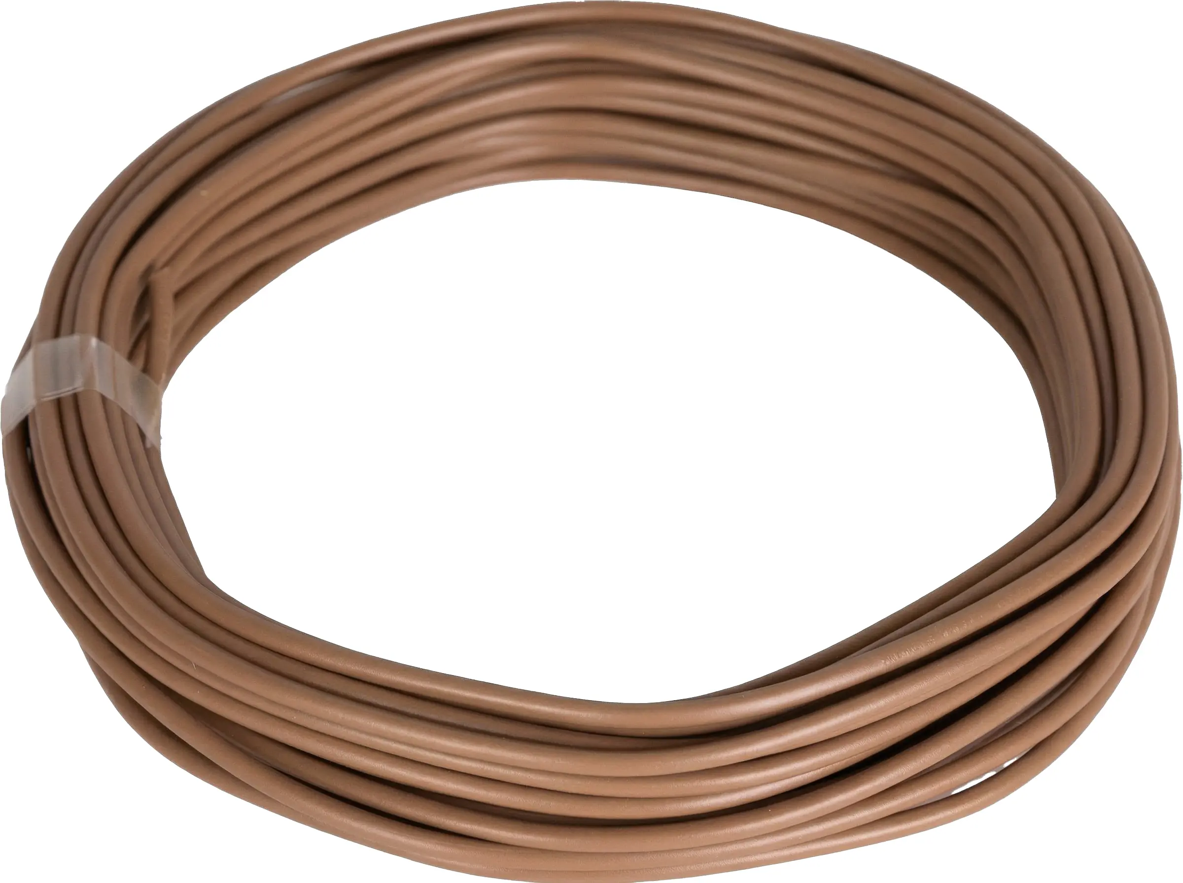 PVC-Aderleitung H07V-U 1,5 - 10 Meter, braun