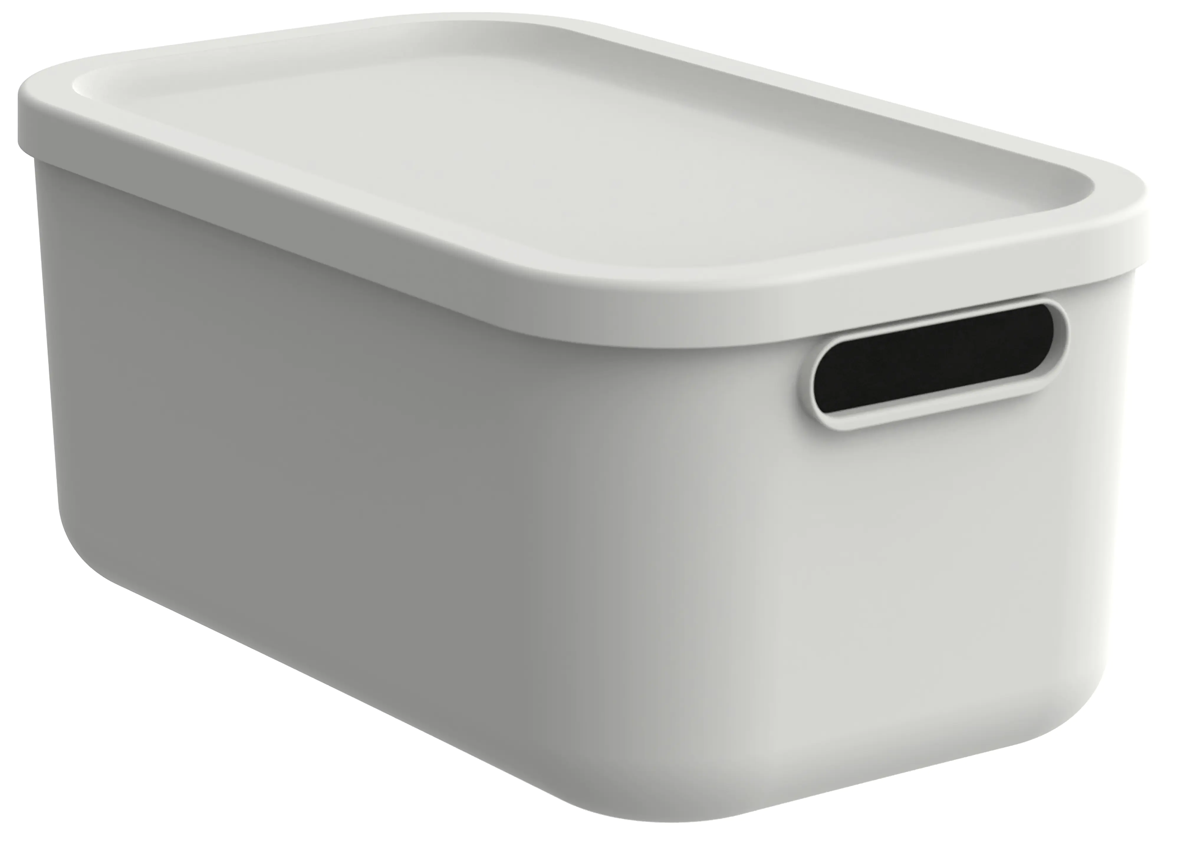 Rotho Aufbewahrungsbox 12 L Albula weiß inkl. Deckel 