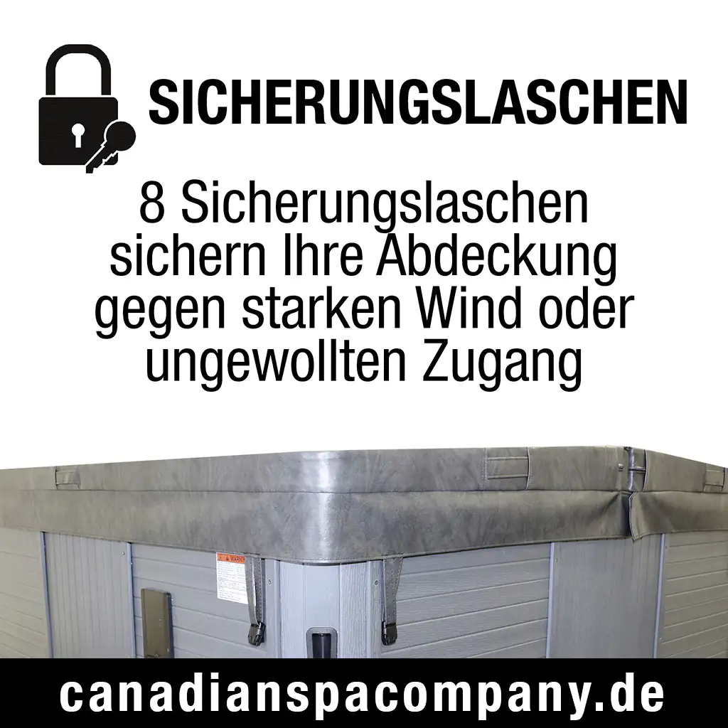 Canadian Spa Deluxe Whirlpool Isolierabdeckung braun 228 x 228 cm universell passend Canadian Spa Deluxe Whirlpool Isolierabdeckung braun 228 x 228 cm universell passend
