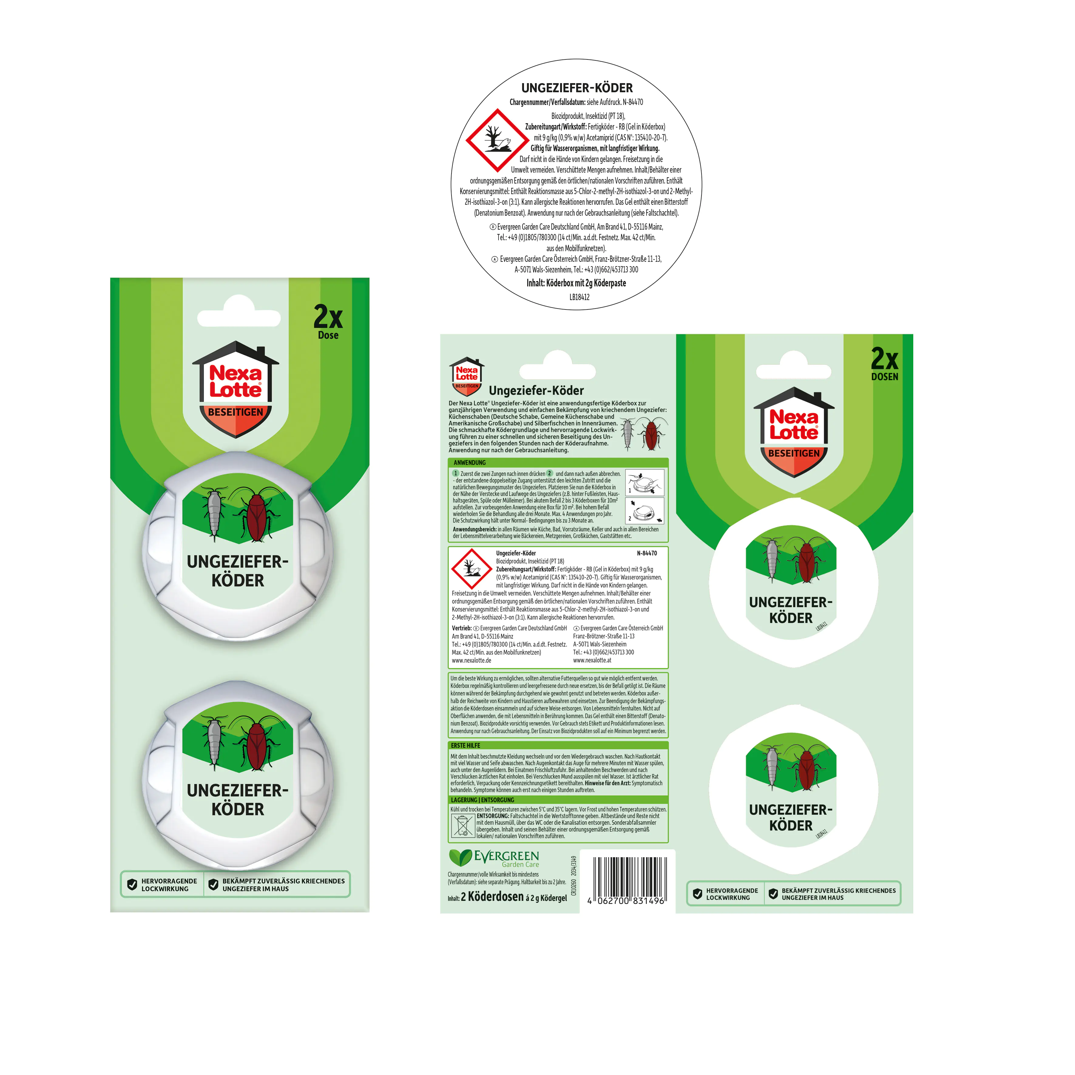 Nexa Lotte Ungezieferköderdose 2 Stück