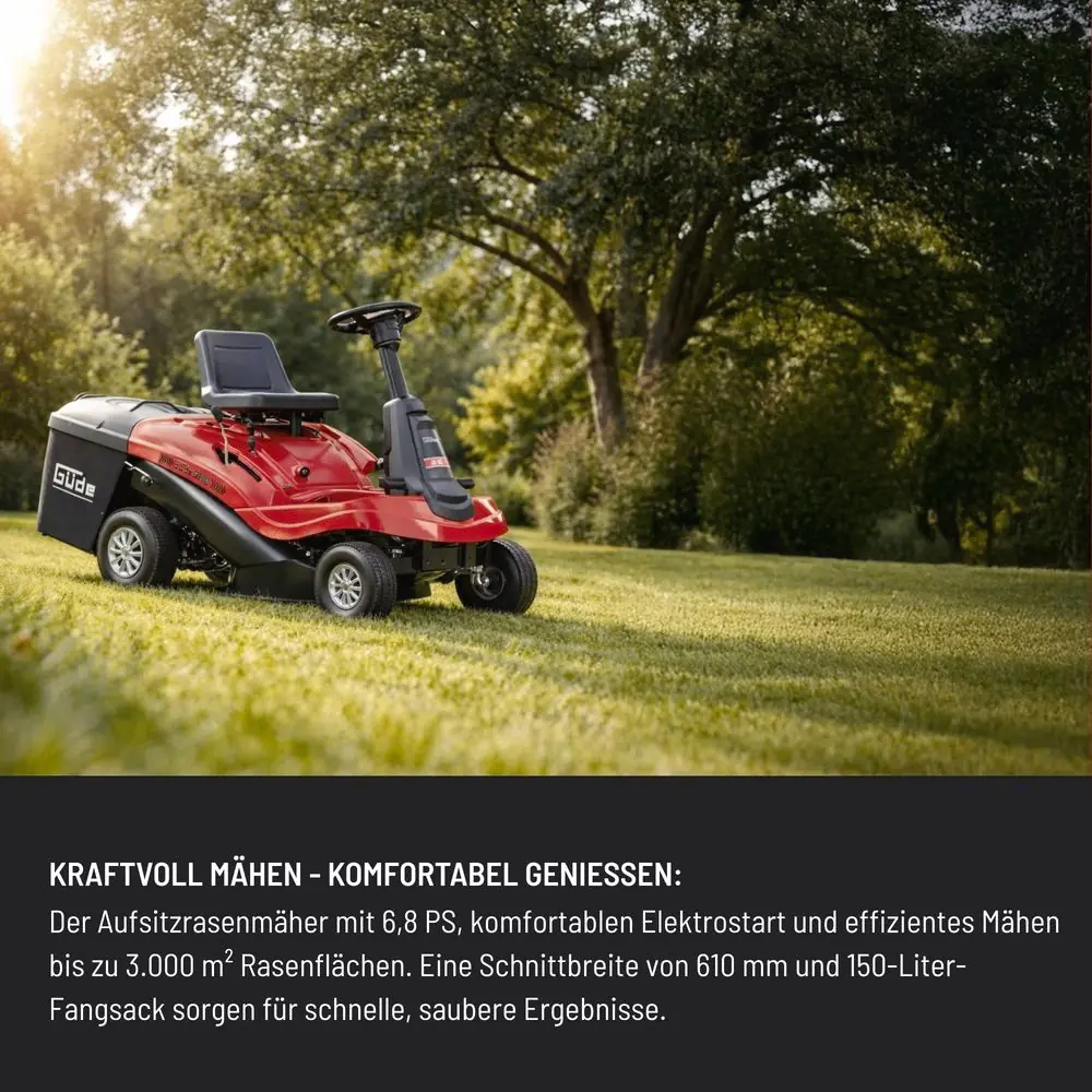 Güde Aufsitzrasenmäher GAR 602 M