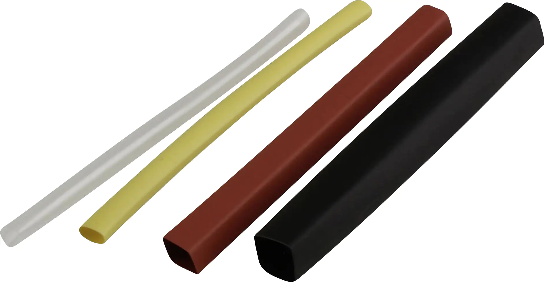 Schrumpfschlauch Set 20-teilig 2,4 - 9,4 mm Farben in 4 Größen je 100 mm
