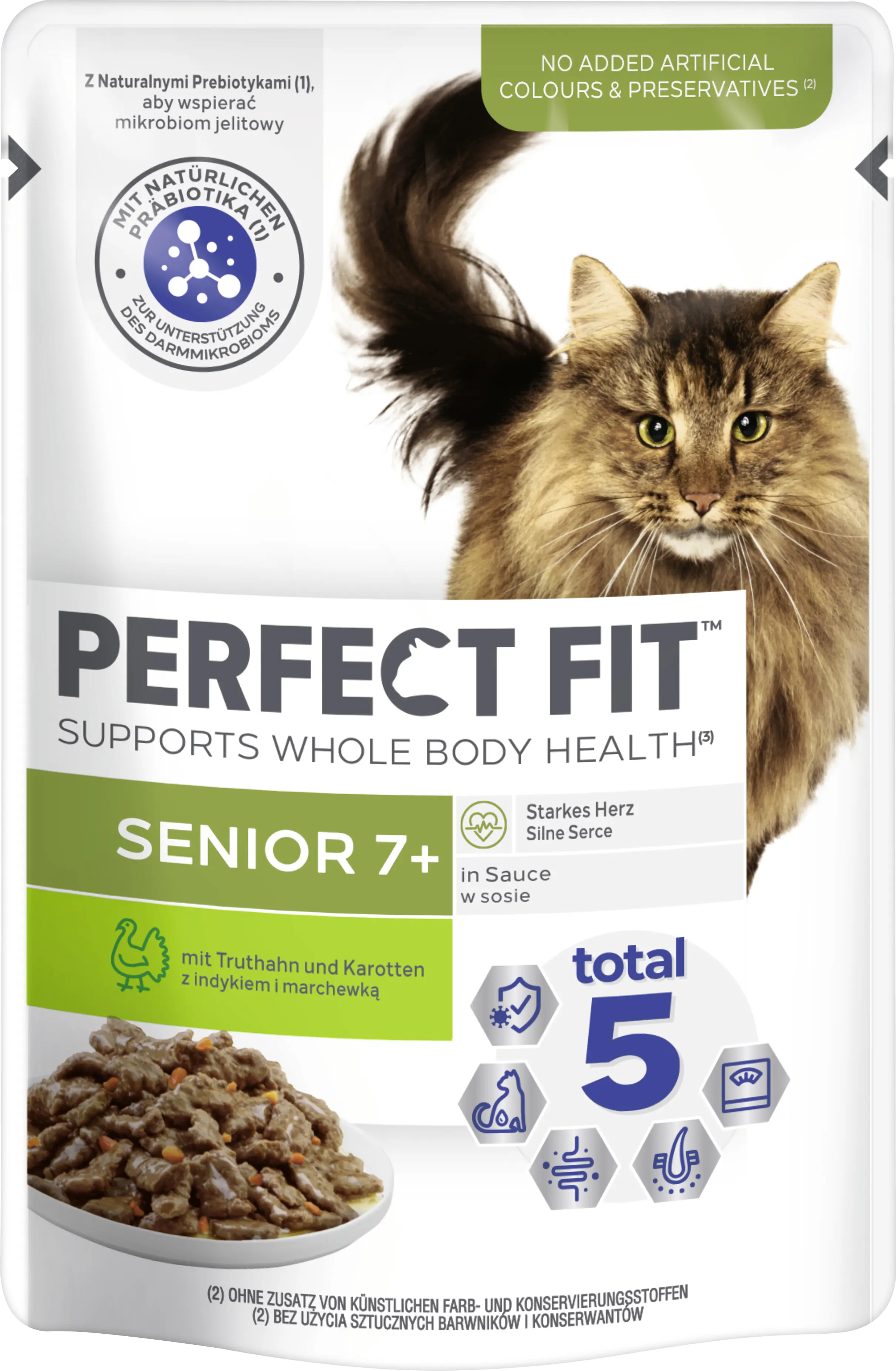 Perfect Fit Senior mit Truthahn und Karotten Katzenfutter 85 g