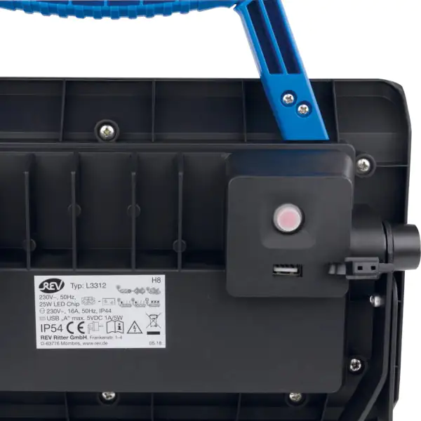 REV LED Arbeitsleuchte Work 24W blau-schwarz, 250 lm, 6500 k, IP54