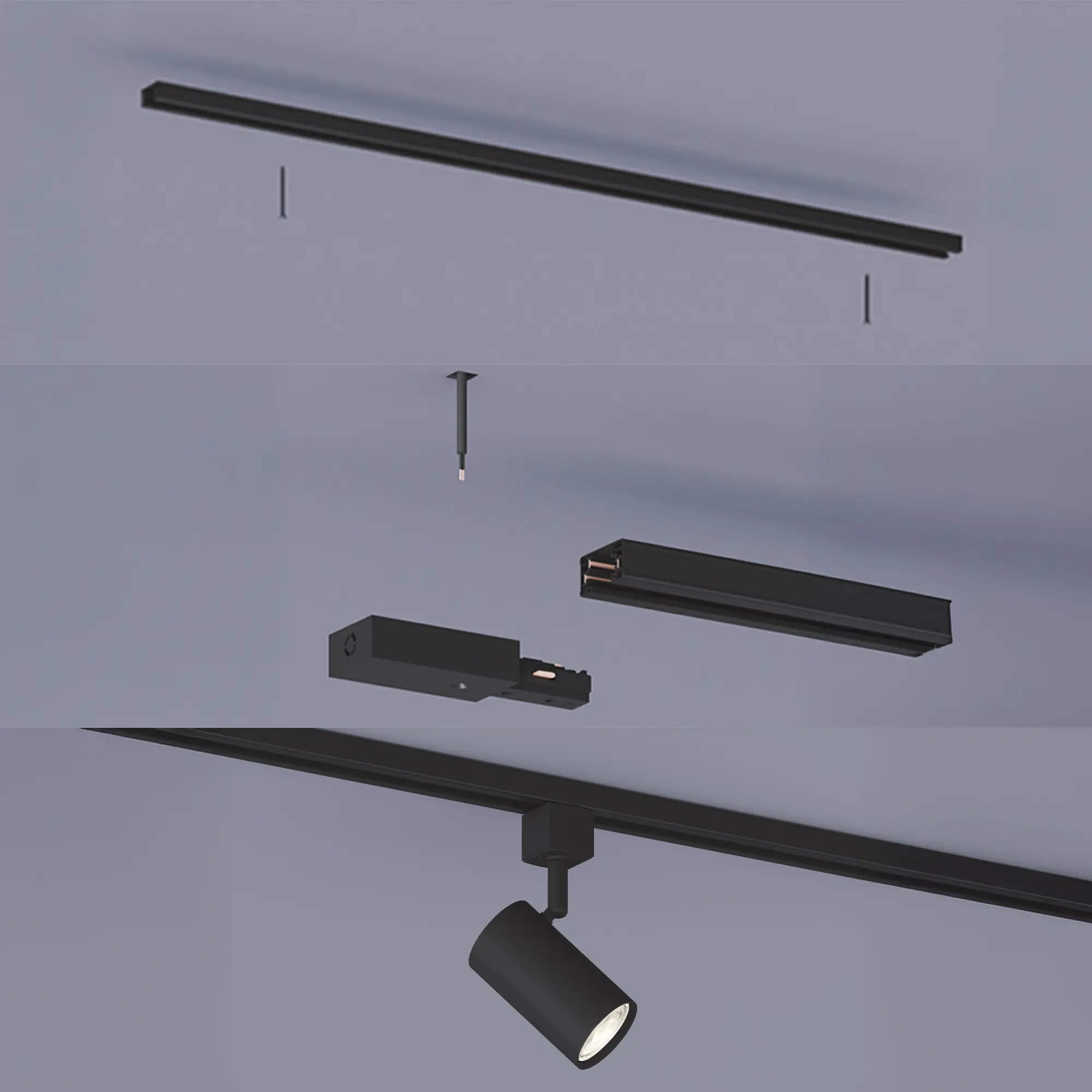 Philips Schienenleuchte 1er Spot Zilo Easy Link schwarz