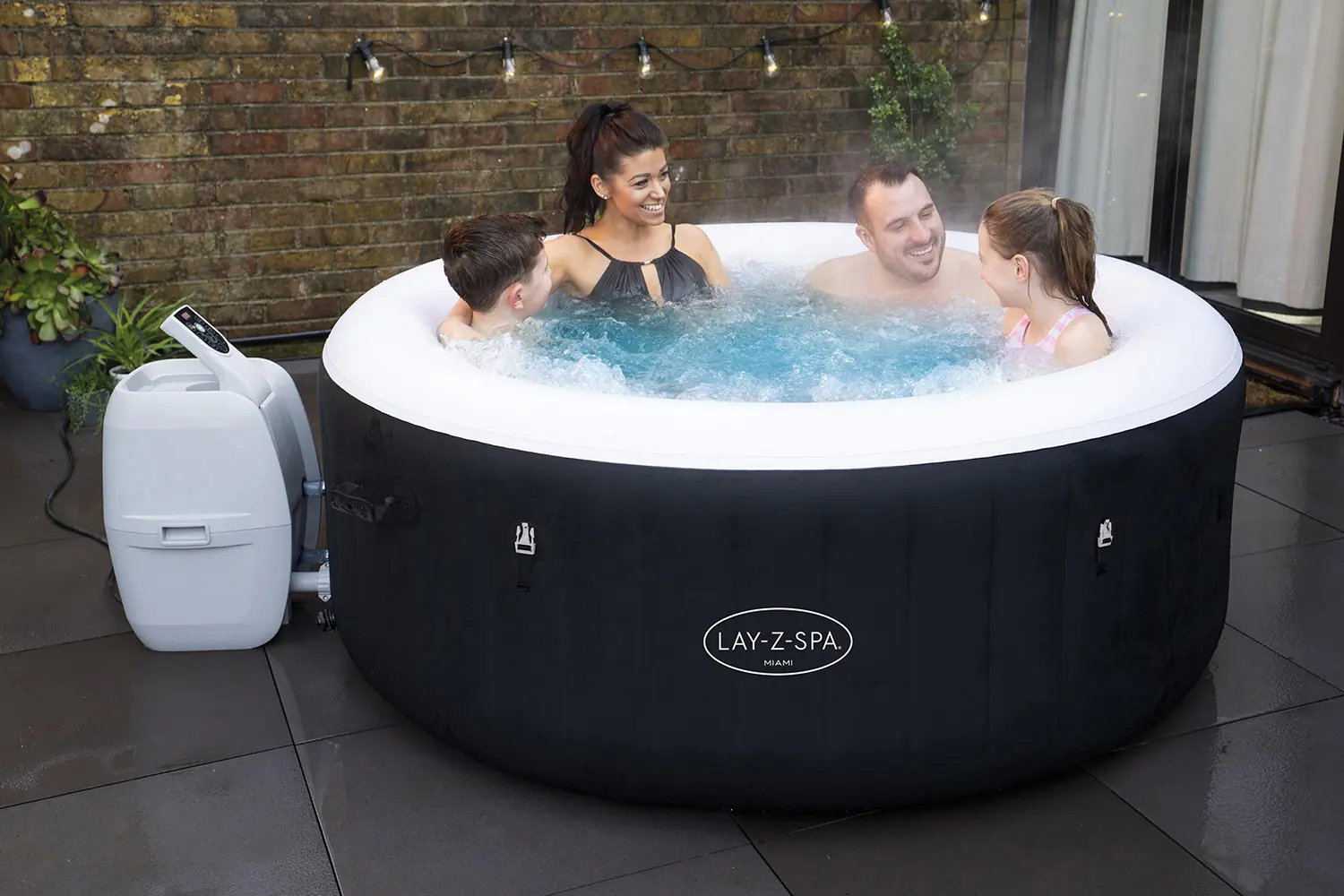 Bestway Whirlpool LAY-Z-SPA Miami AirJet 180 x 66 cm, rund Bestway Whirlpool LAY-Z-SPA Miami AirJet 180 x 66 cm, rund