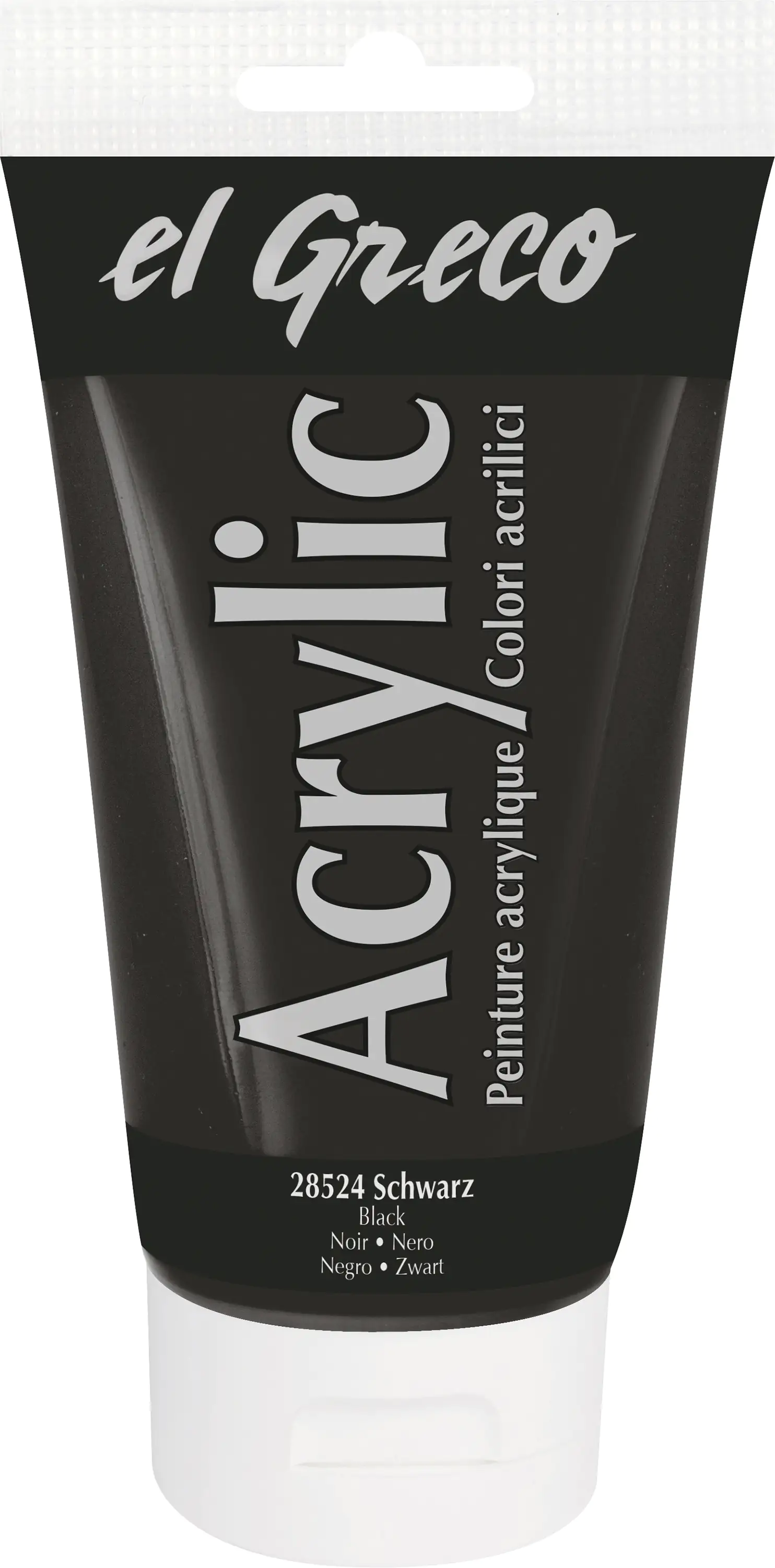4000798285241_1598886 Kreul el Greco Acrylic Tube schwarz 150 ml