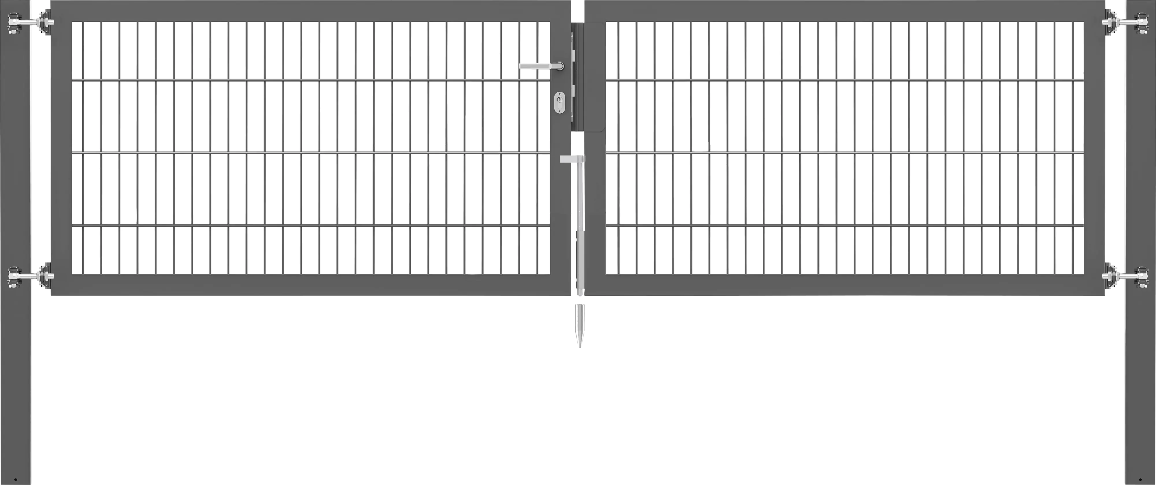 Alberts Doppeltor Flexo Plus anthrazit 300 x 80 cm