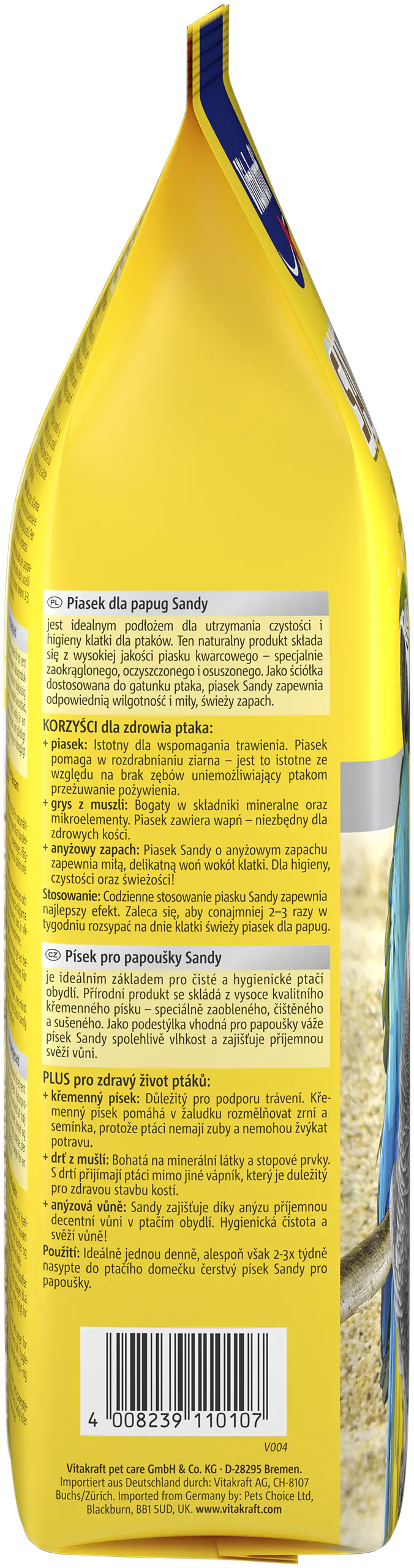 Vitakraft Sandy Papageiensand 2,5 kg