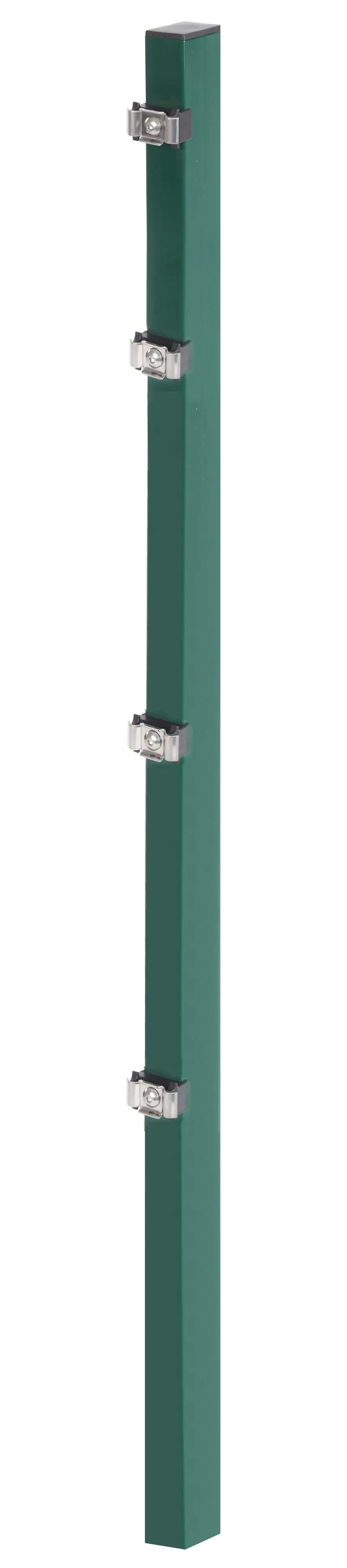 4004338677091 Alberts Zaunpfosten inkl. Klemmlasche 260 cm 60 x 40 mm grün