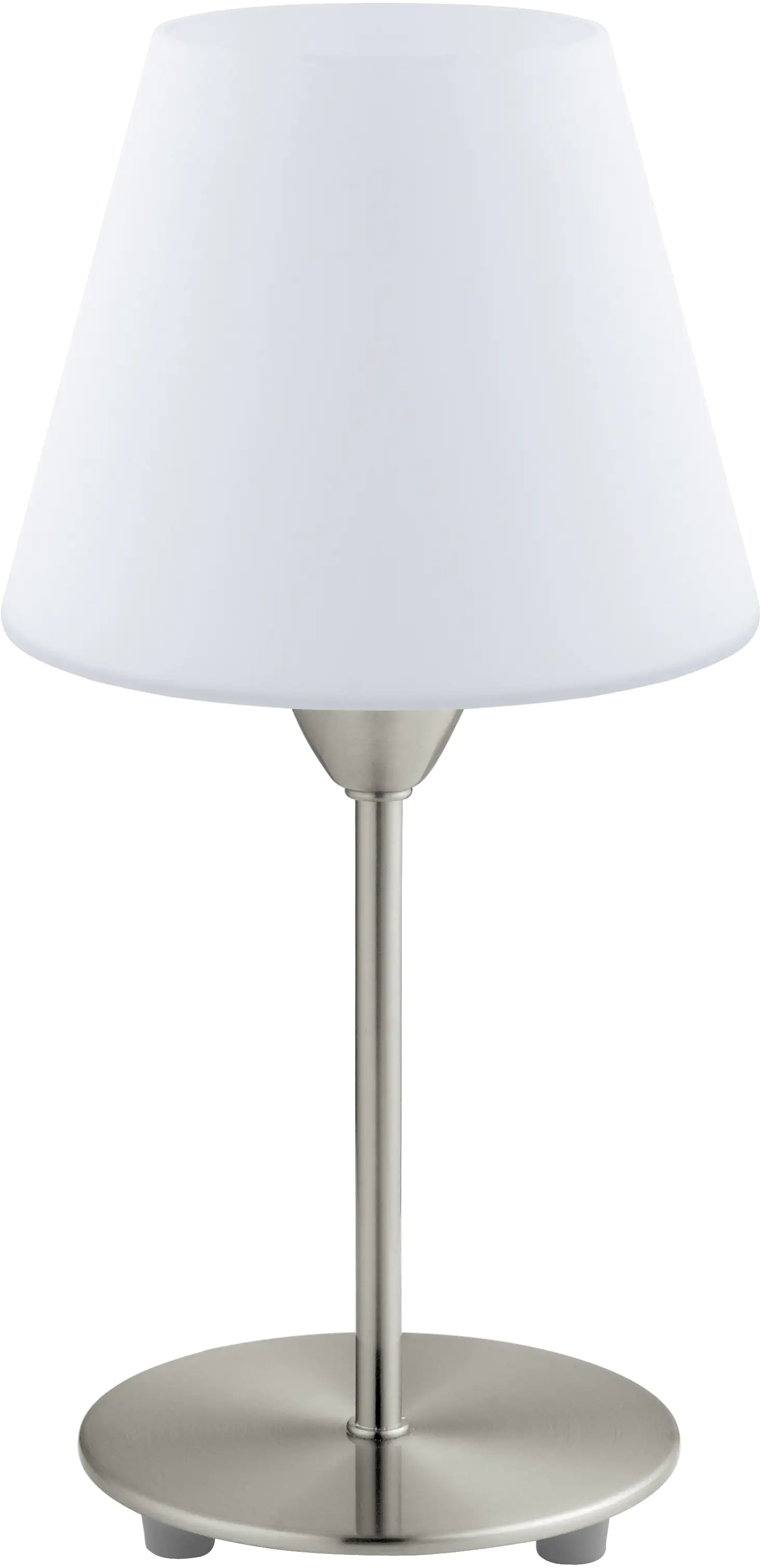 Eglo Tischleuchte Damasco 1 nickel-matt 30 x 14,5 cm E14, max. 60 W