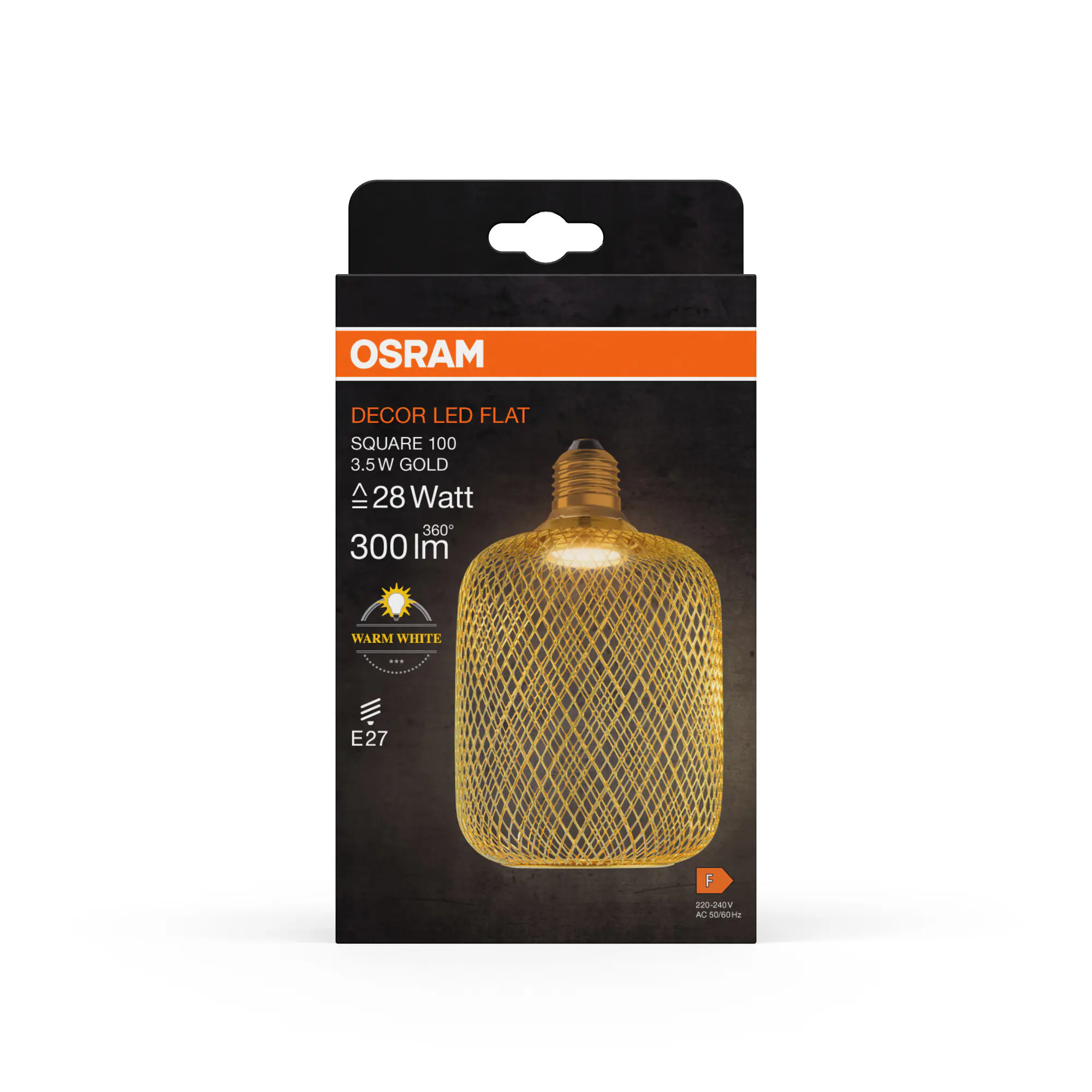Osram Decor LED Leuchtmittel Flat Square 100 E27 3,5 W gold Osram Decor LED Leuchtmittel Flat Square 100 E27 3,5 W gold