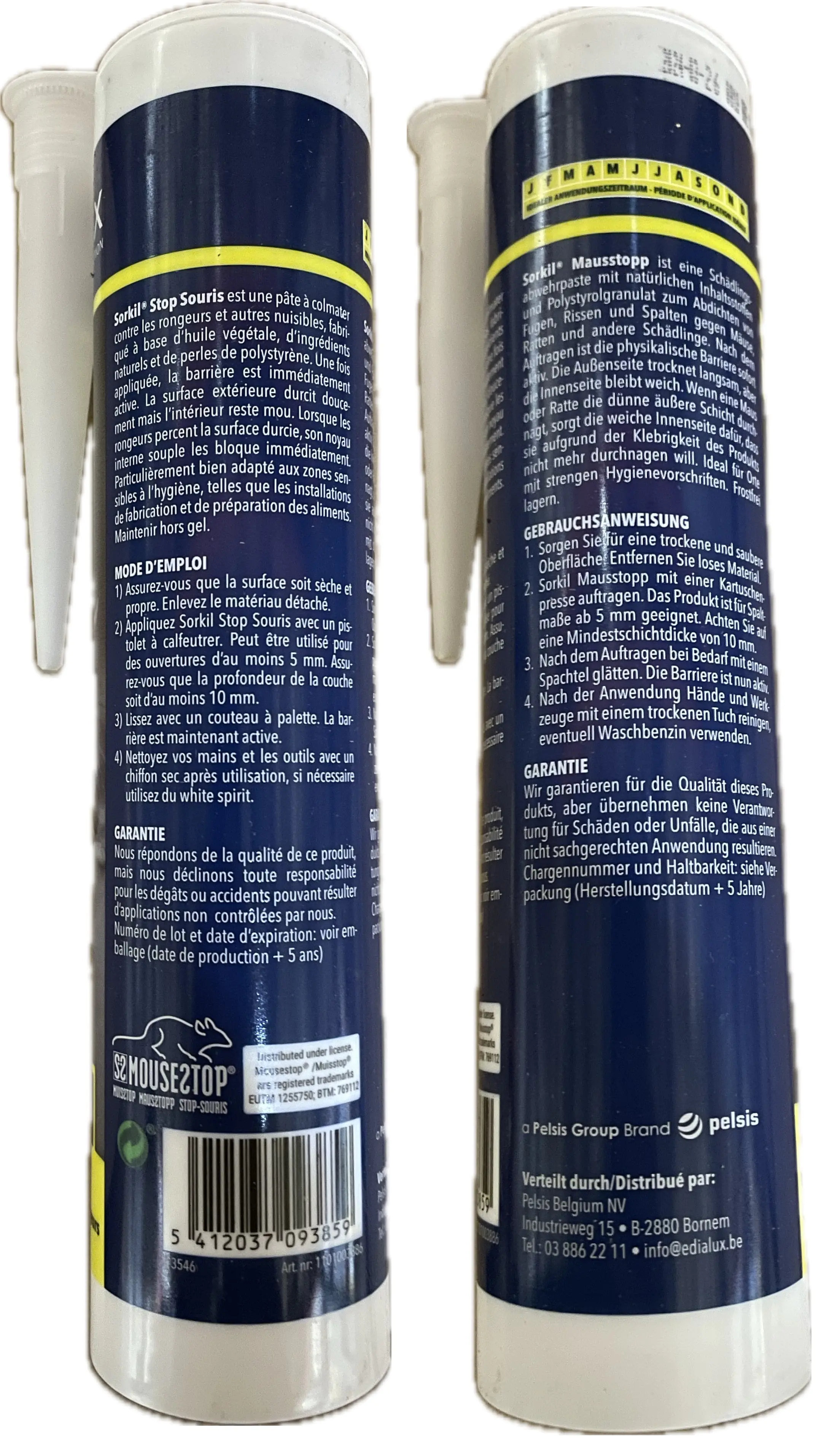 Edialux Schädlingsabwehrpaste Mausstopp Sorkil 200g Edialux Schädlingsabwehrpaste Mausstopp Sorkil 200g