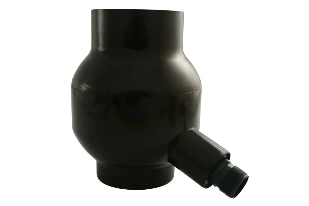 Marley Regensammler Rainboy NW 105 mm, mit Filter und Überlaufstop, braun