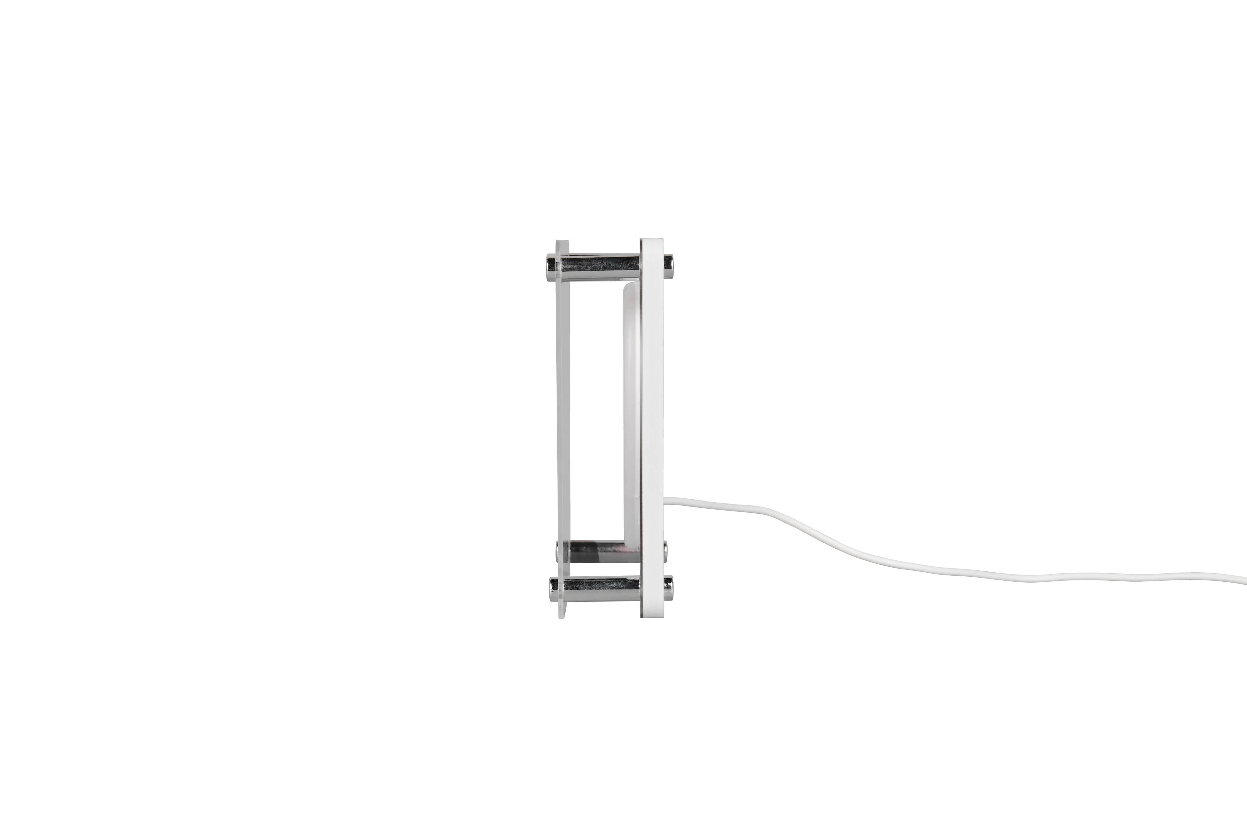 Reality LED-Tischleuchte Querido Fun Herz 14,5 x 14,5 cm warmweiß transparent irisierend