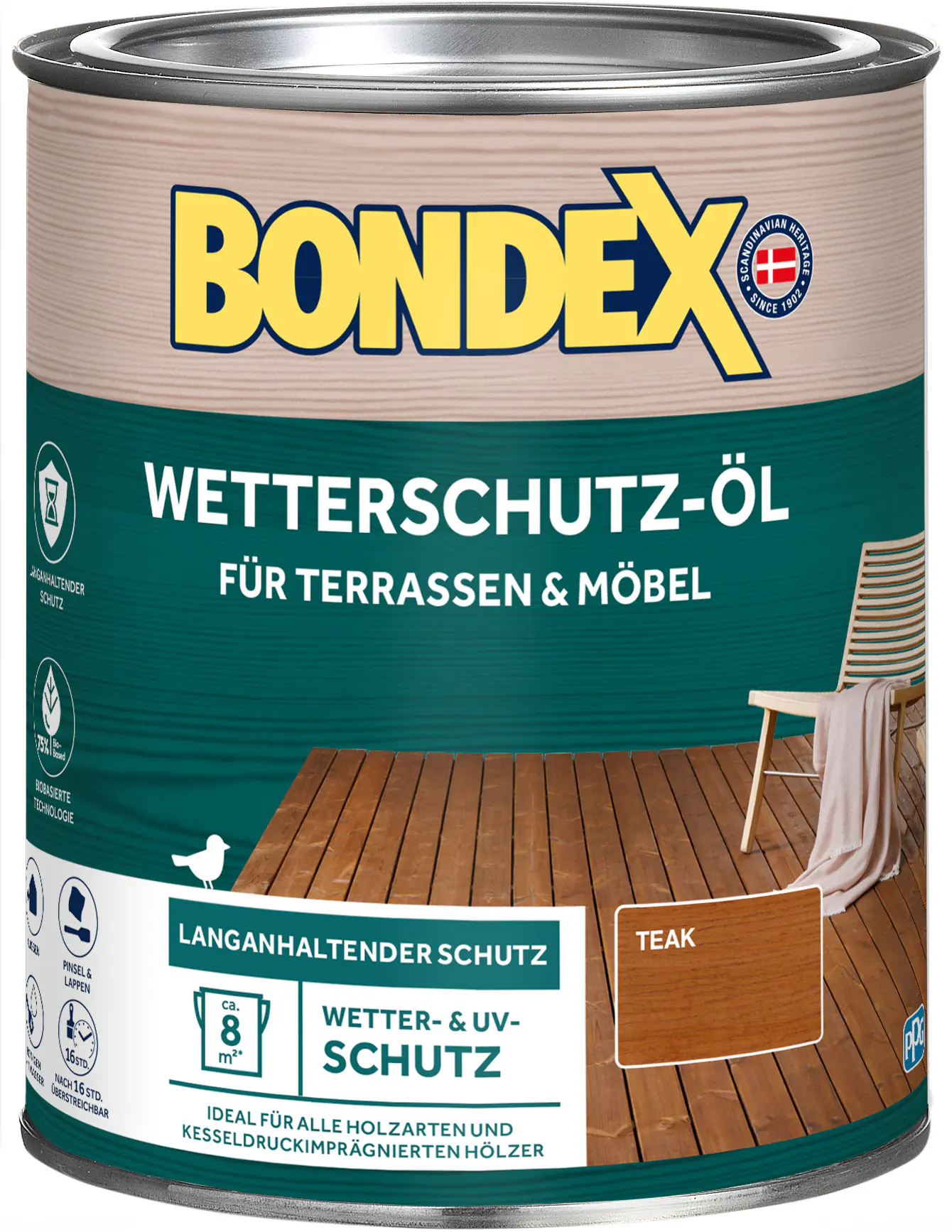 Bondex Wetterschutzöl 0,75 L teak