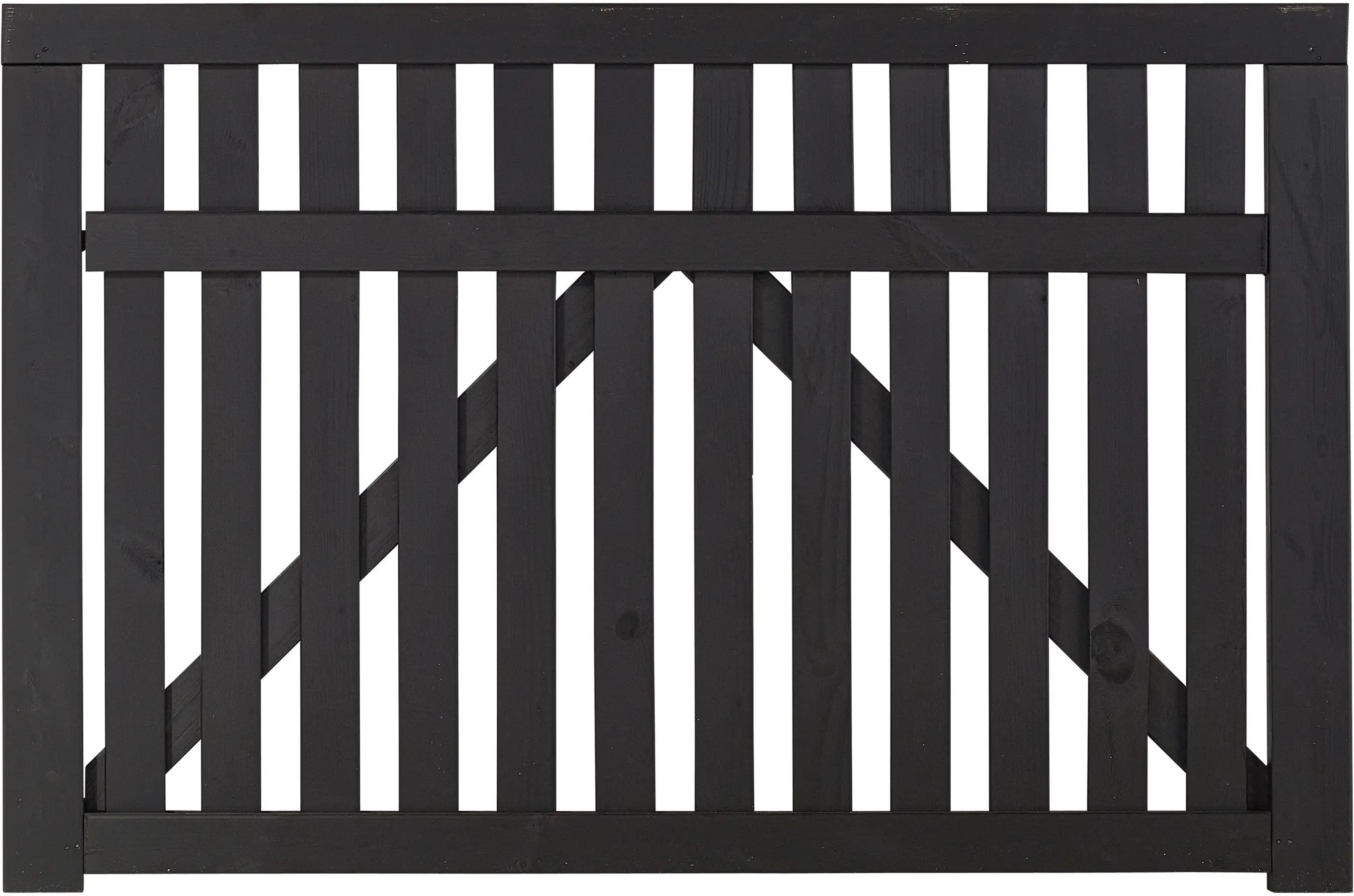 Plus Einzeltor Country 150 x 98 cm schwarz