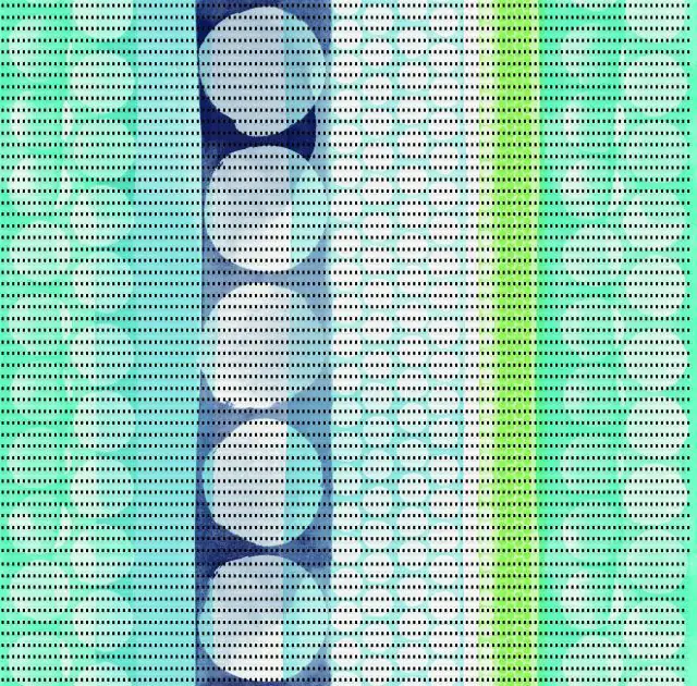 d-c-floor® Universalmatte Floor Comfort Marni 50 x 80 cm, aqua