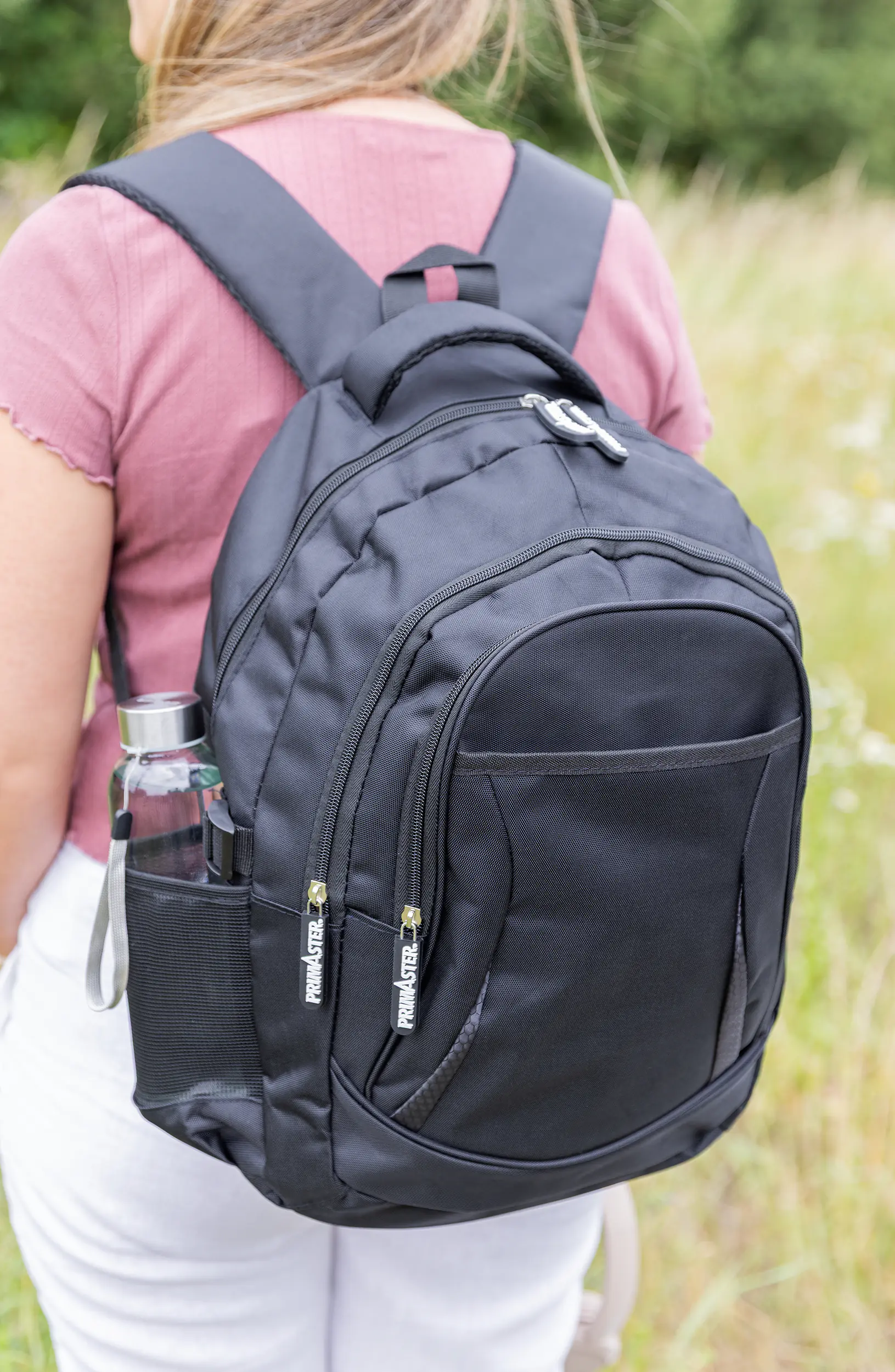 Primaster Rucksack schwarz-grau, 32 x 46 x 18 cm (B x H x T) Primaster Rucksack schwarz-grau, 32 x 46 x 18 cm (B x H x T)