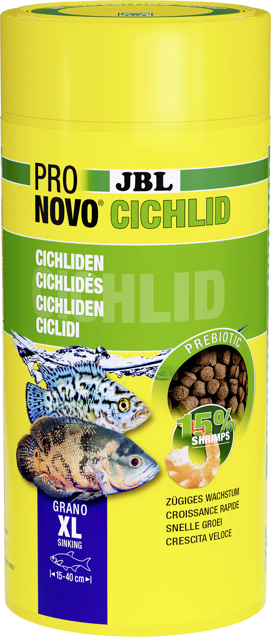 JBL Fischfutter Pronovo Cichlid Grano XL Fischfuttergranulat 1000 ml JBL Fischfutter Pronovo Cichlid Grano XL Fischfuttergranulat 1000 ml