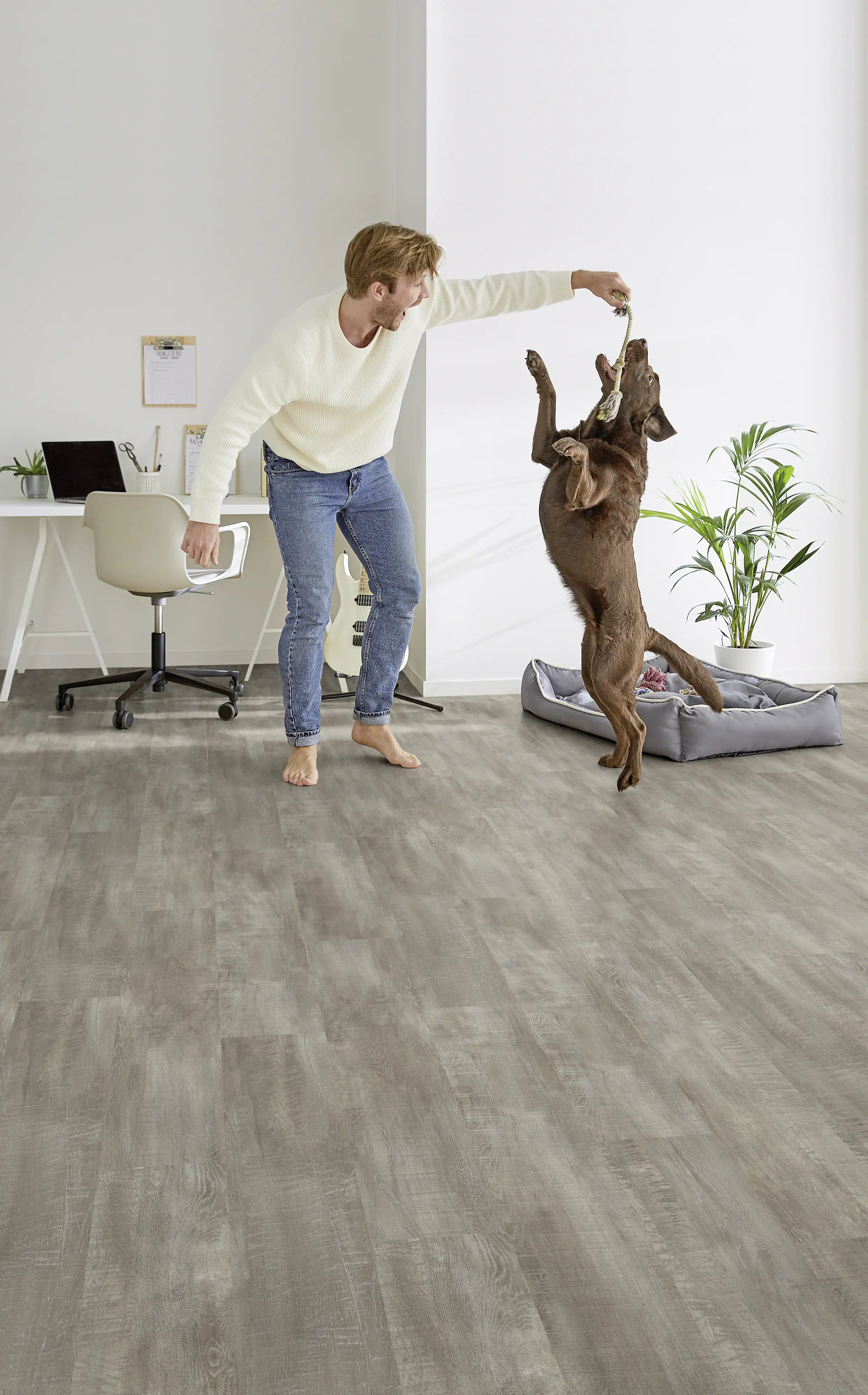 5602190305023_2612027 Decolife Vinyl-Fertigboden Thunder Oak Cliff 120 x 18,5 cm