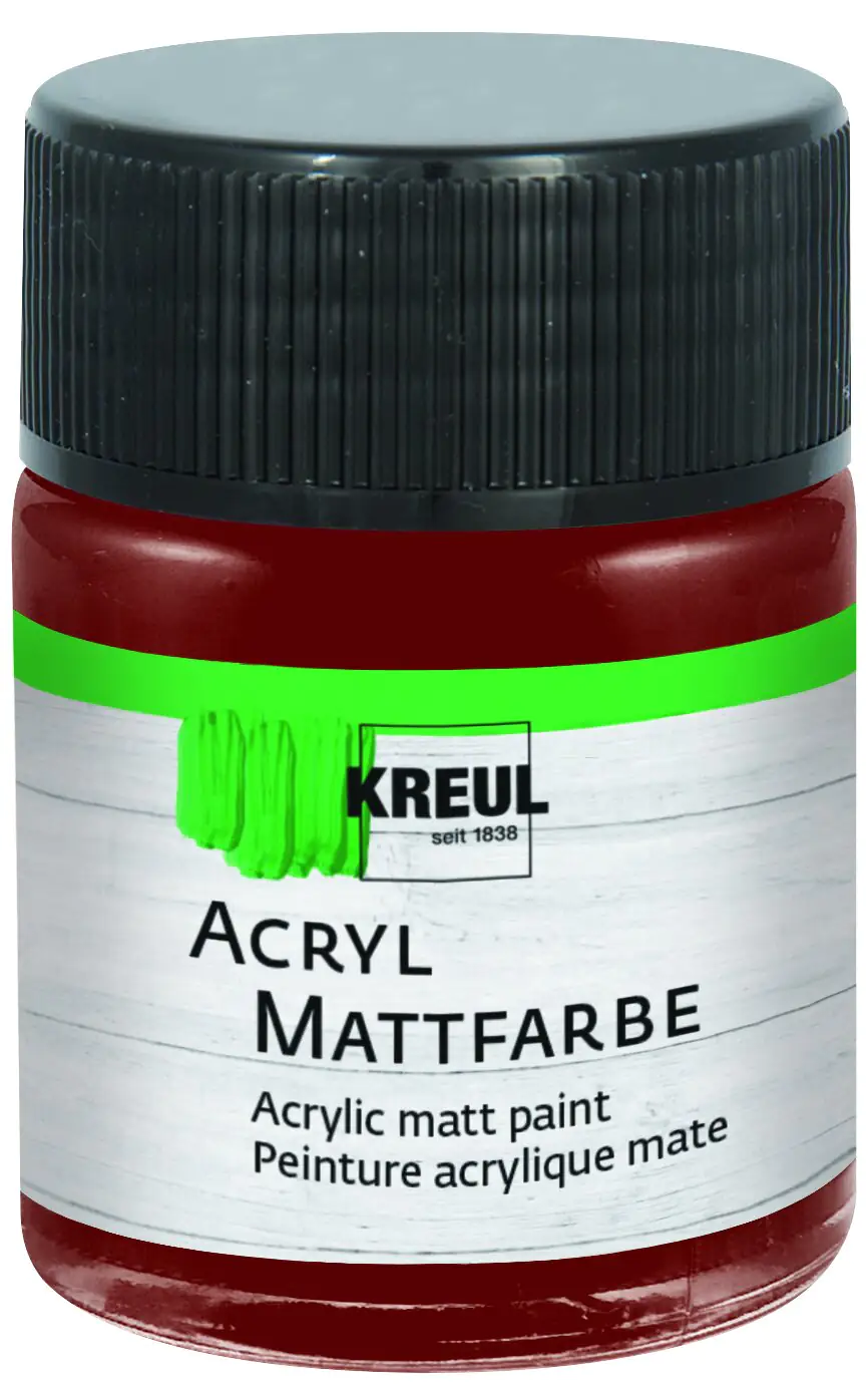 Kreul Acryl Mattfarbe maron 50 ml