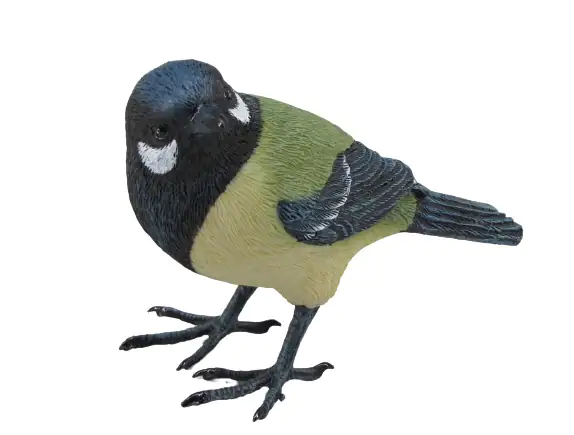 Dekofigur Vogel 9,5 x 12 cm schwarz gelb