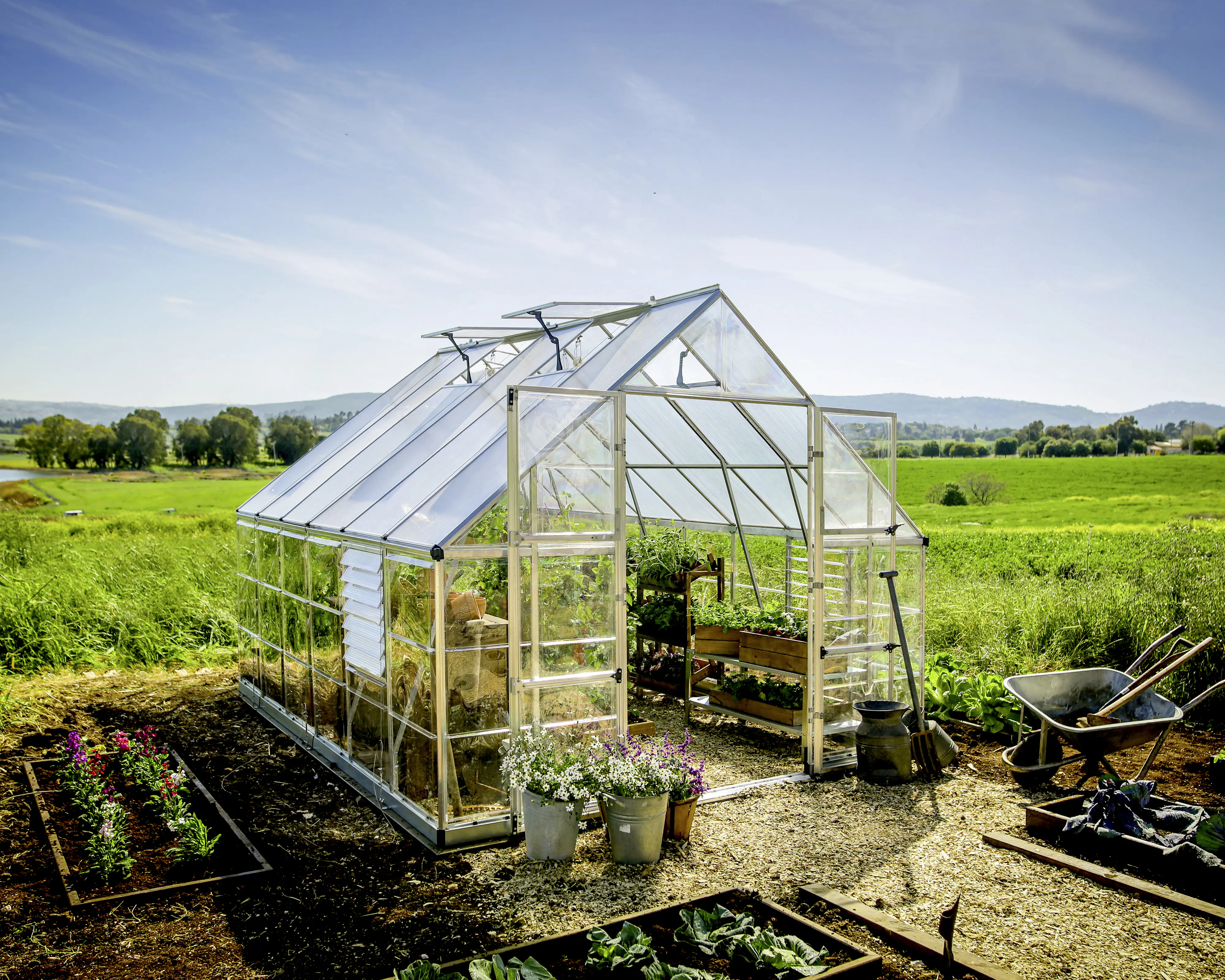 Canopia Gewächshaus Balance Alu silber 366 x 304 cm