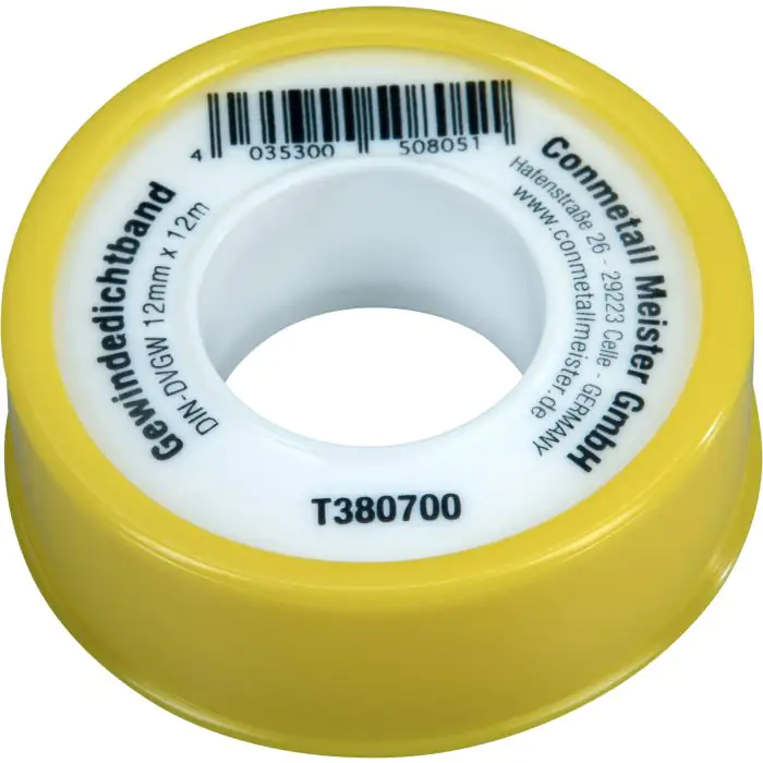 Gewindedichtband 12 m x 12 mm Gewindedichtband 12 m x 12 mm