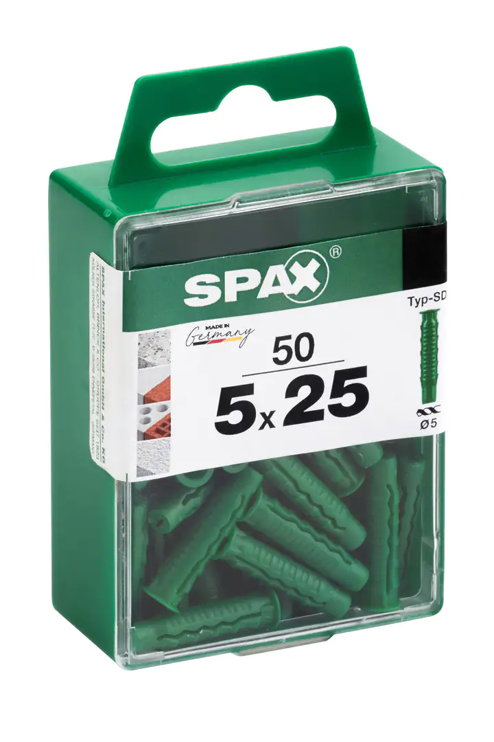Spax Spreizdübel 5.0 x 25 mm - 50 Stück