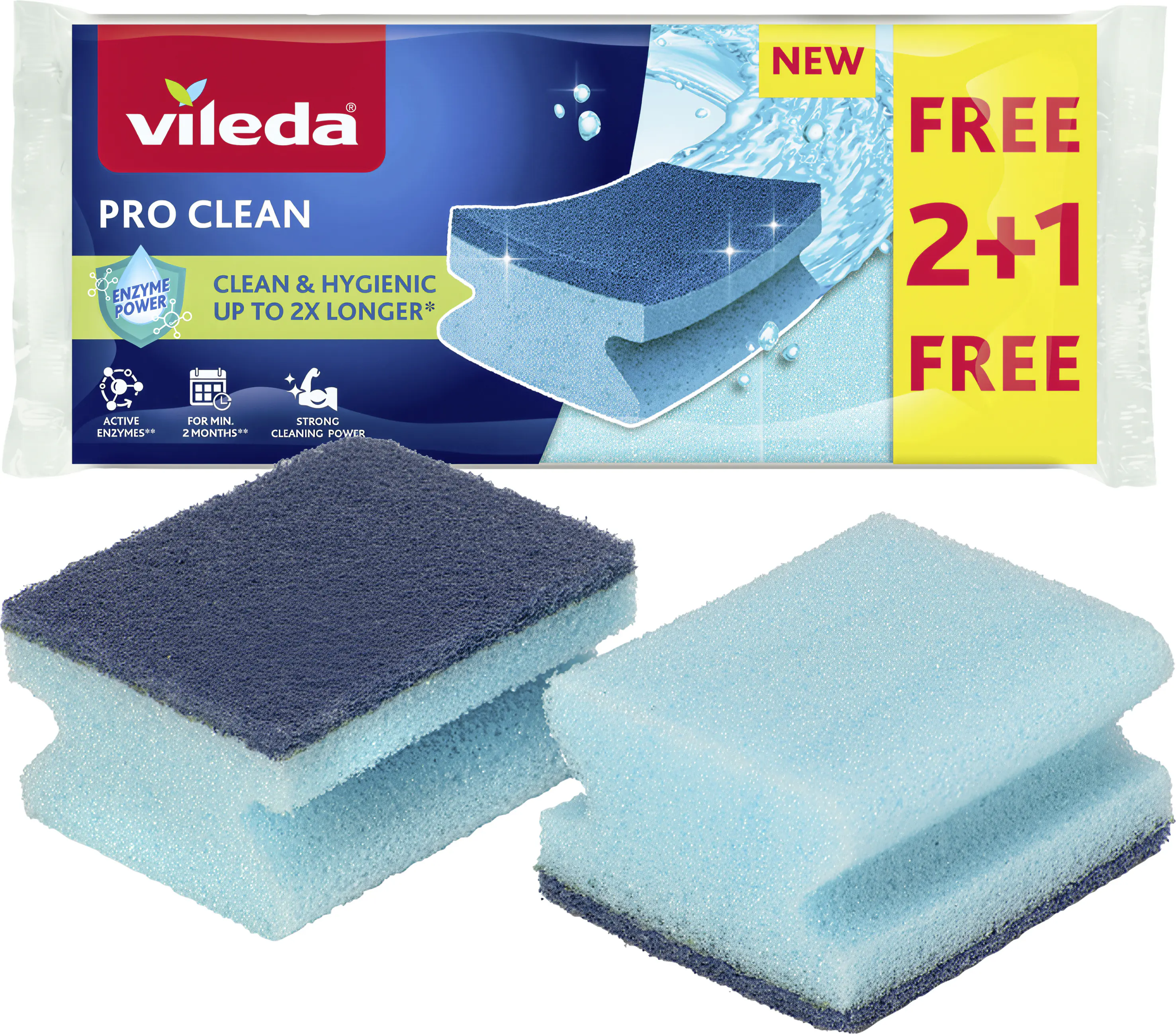 Vileda Topfreiniger Pro Clean 3 Stück