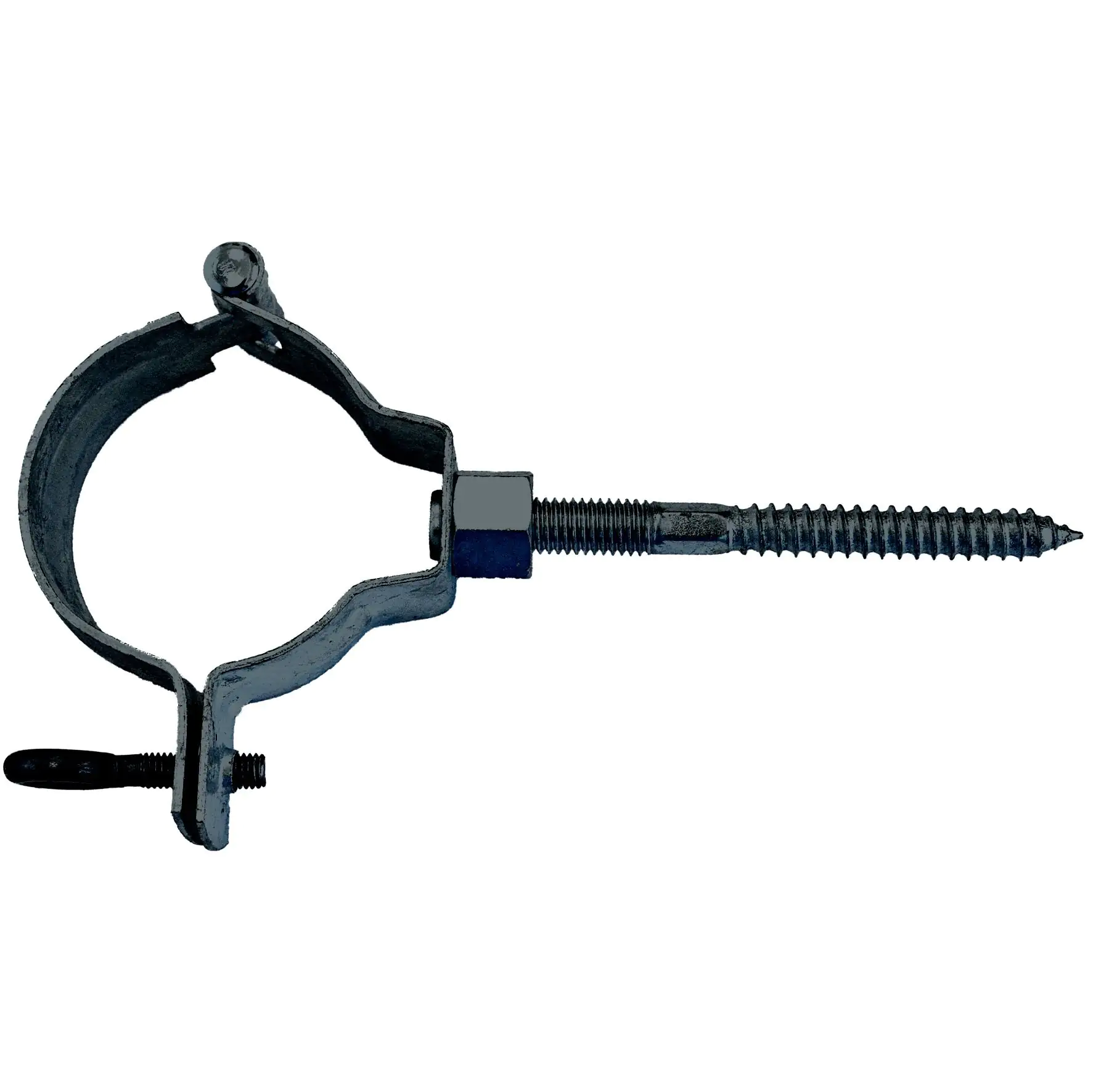 Sarei Rohrschelle verzinkt, NW 80, Alu-Anthrazit