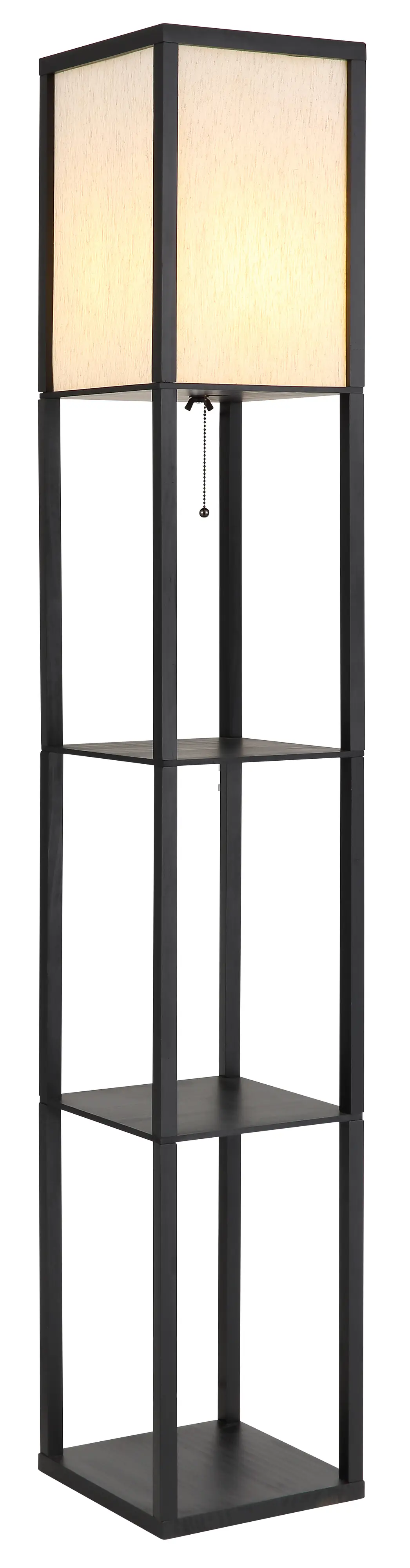 Globo Stehleuchte Tabitha E27 bis 60 W 159 cm schwarz