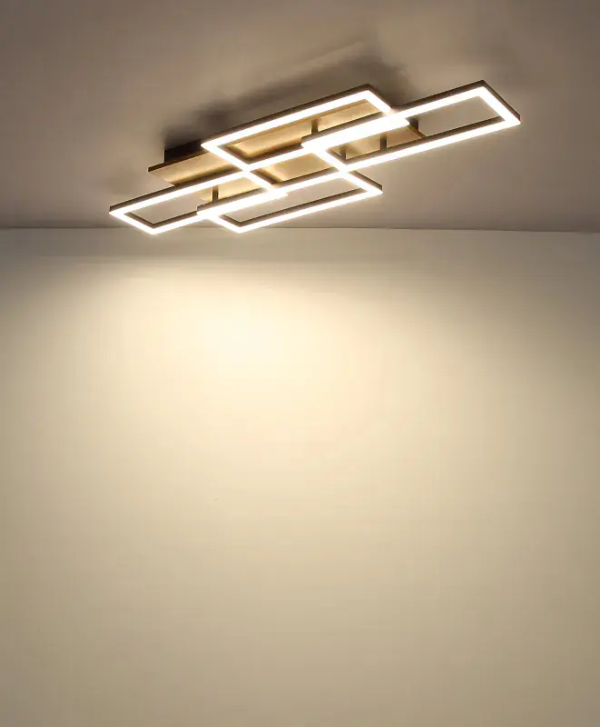 Globo Deckenleuchte Jeffry 87,5 x 32,5 cm schwarz CCT