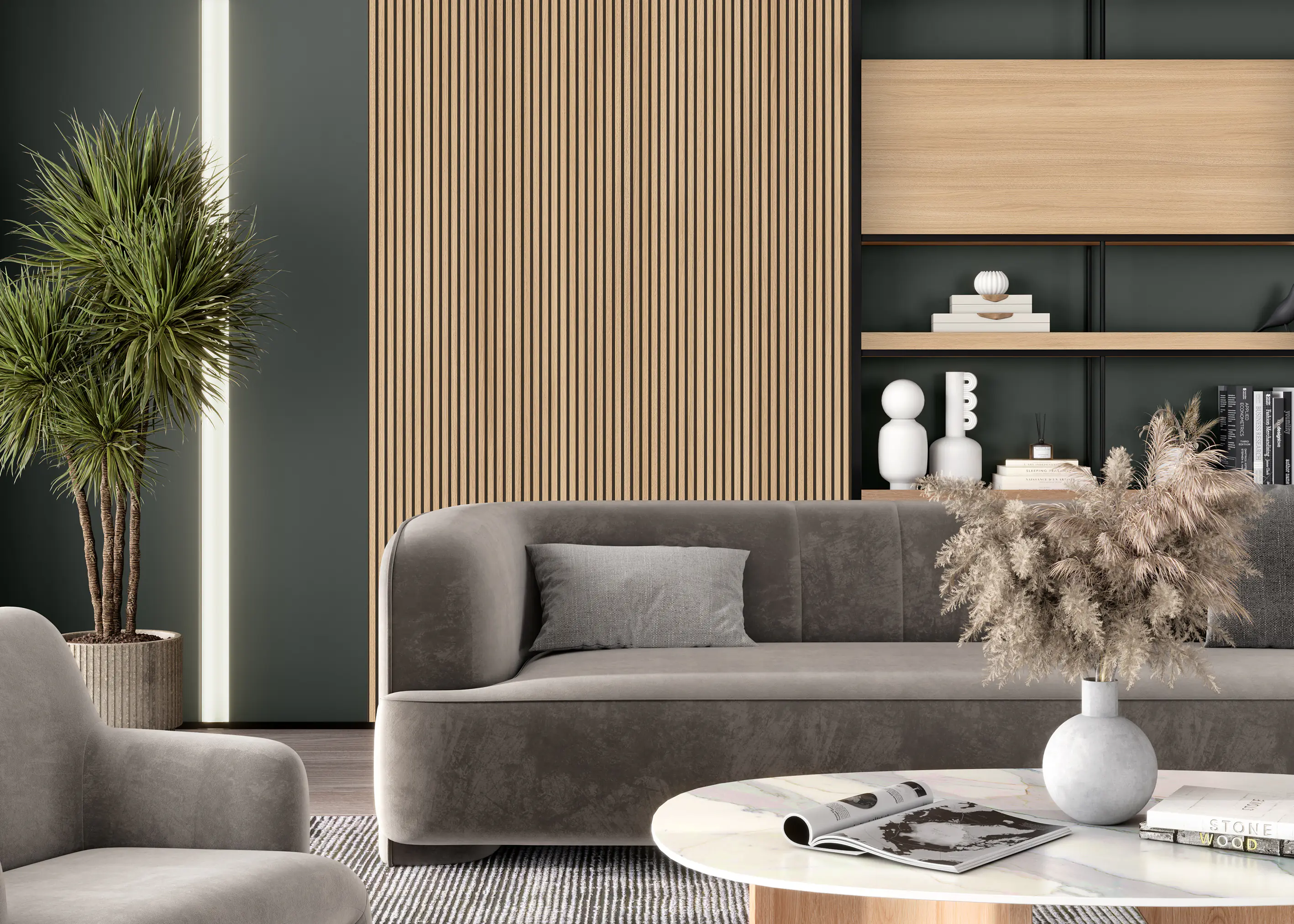 Kronoflooring Akustikpaneel Holz Eiche braun 260 x 60 x 1,7 cm