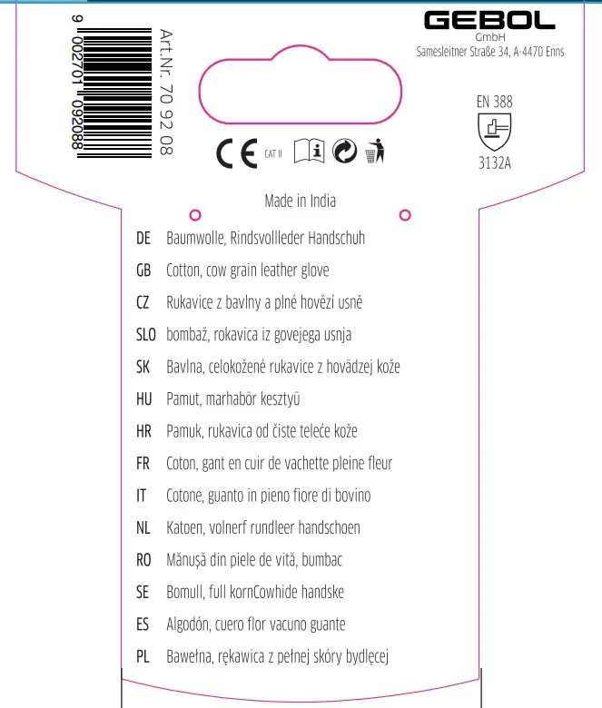 Gebol Handschuh Worker Pro  