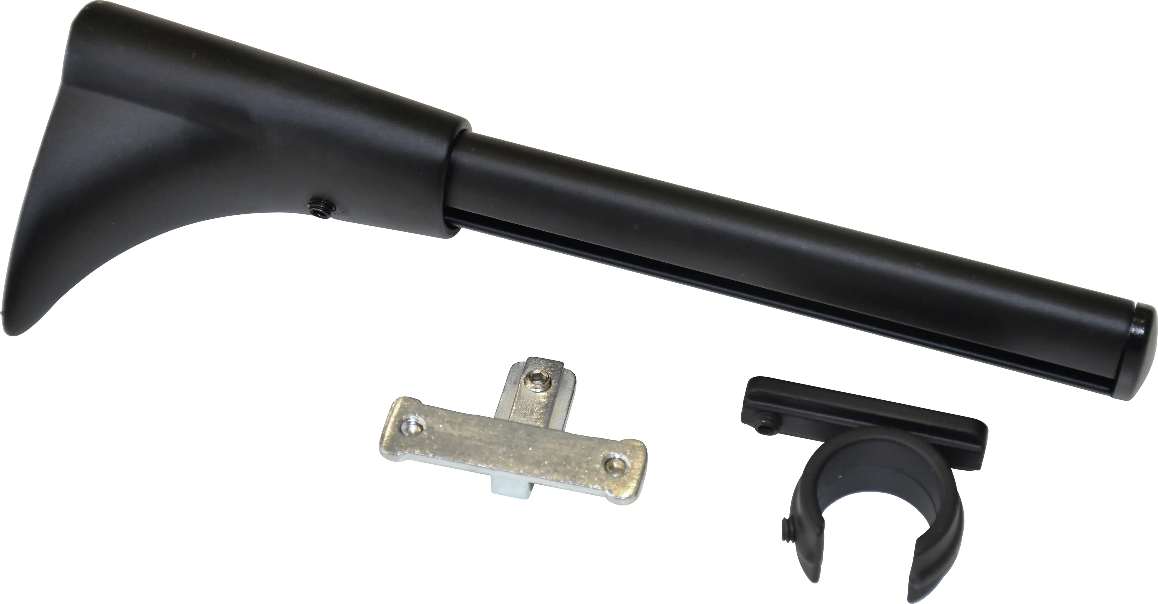 Gardinia Universal-Träger für Gardinenstange Chicago für Ø 20 mm schwarz-matt 15 cm