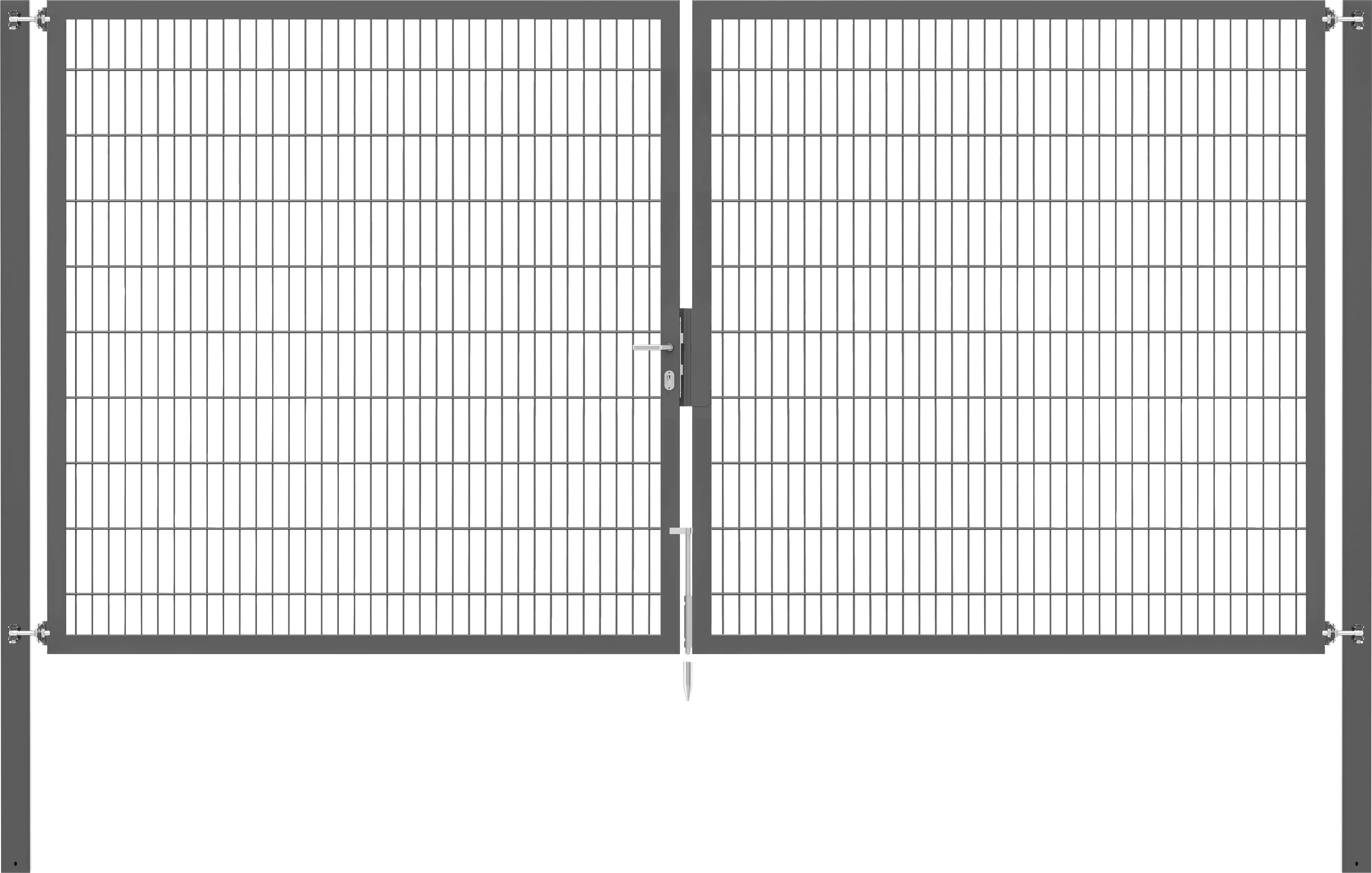 Alberts Doppeltor Flexo Plus anthrazit 400 x 200 cm