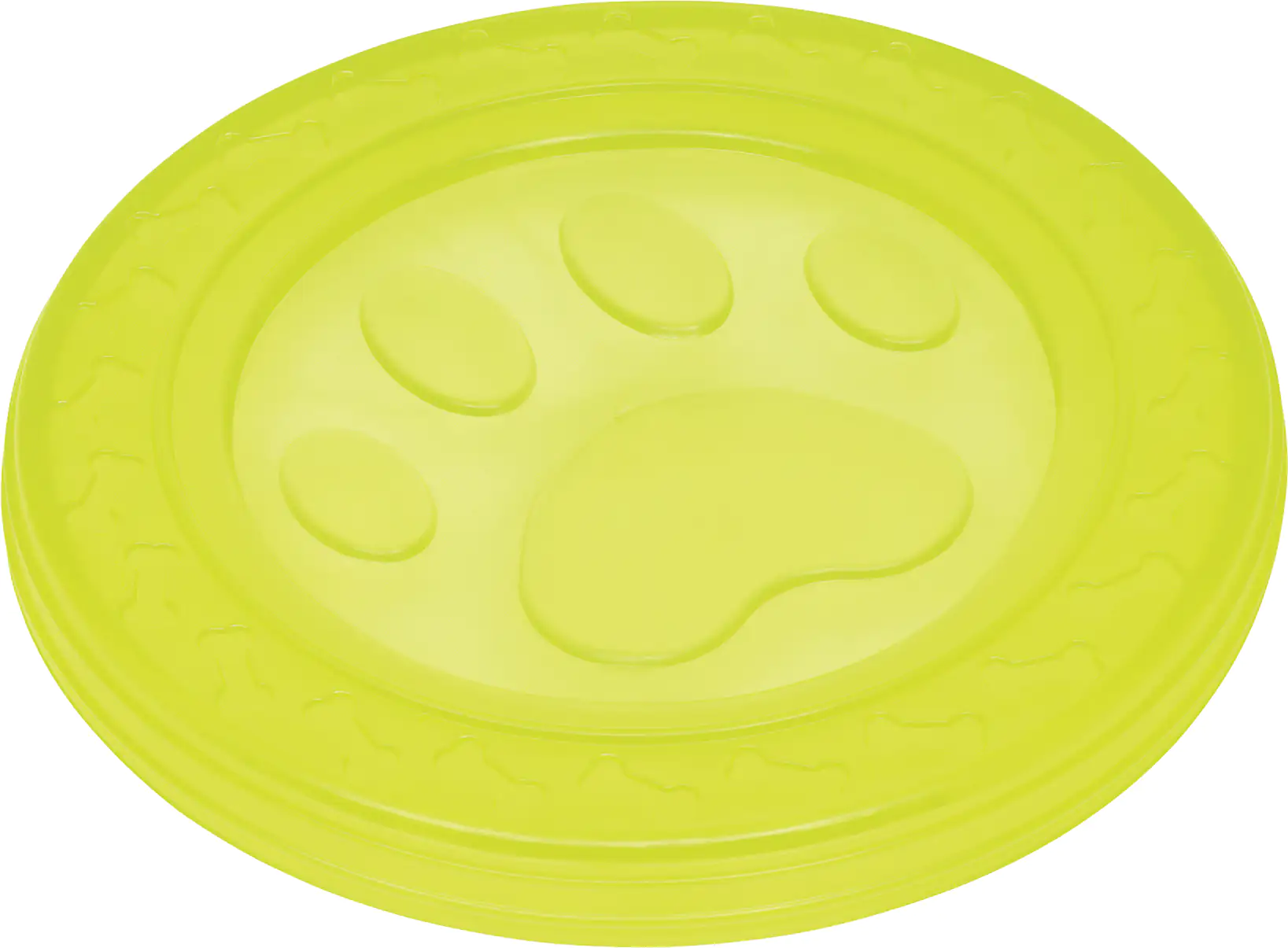 Nobby TPR Fly-Disc Paw Ø 22 cm gelb
