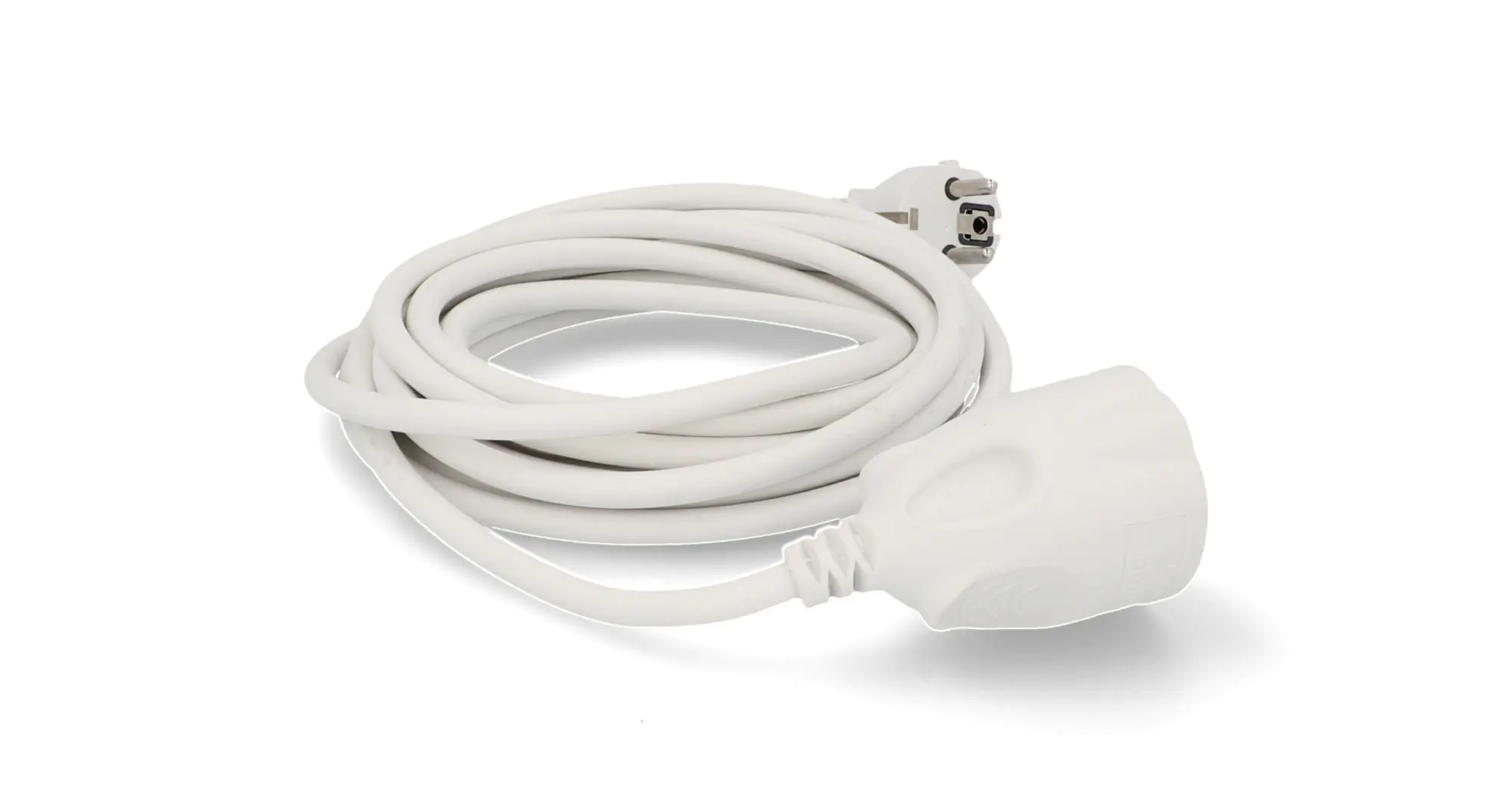 Unitec Schutzkontakt-Verlängerungskabel 5 m H05VV-F 1,5 mm² weiß Unitec Schutzkontakt-Verlängerungskabel 5 m H05VV-F 1,5 mm² weiß