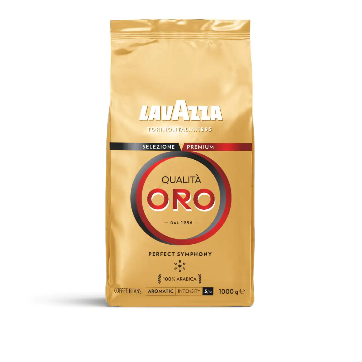 Lavazza Kaffeebohnen Qualita Oro 100% Arabica Bohnen, 1000 gr