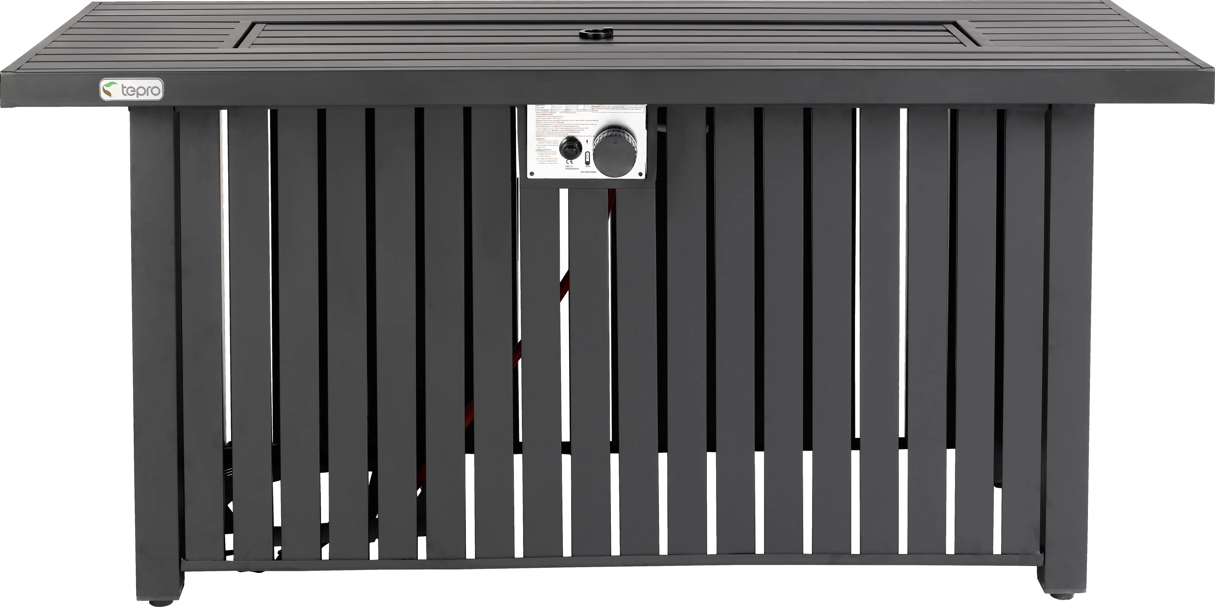 Tepro Gasfeuerstelle Topeka XL anthrazit