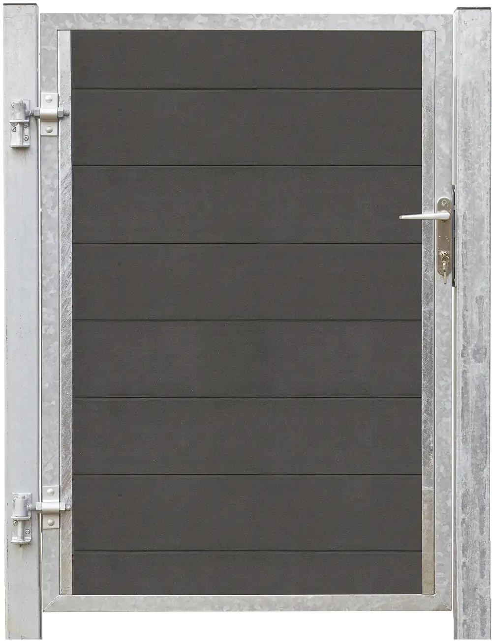 Plus WPC Tor Futura Links 115 x 145 cm inkl. Pfosten