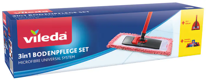 Vileda Kehrgarnitur 3in1 Bodenpflege-Set