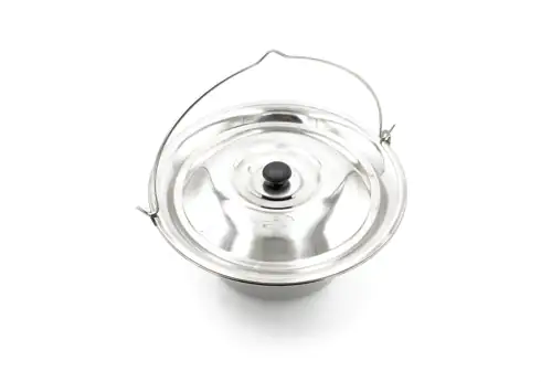 Su-Deco Gulaschkessel 10 Liter Edelstahl silber Su-Deco Gulaschkessel 10 Liter Edelstahl silber